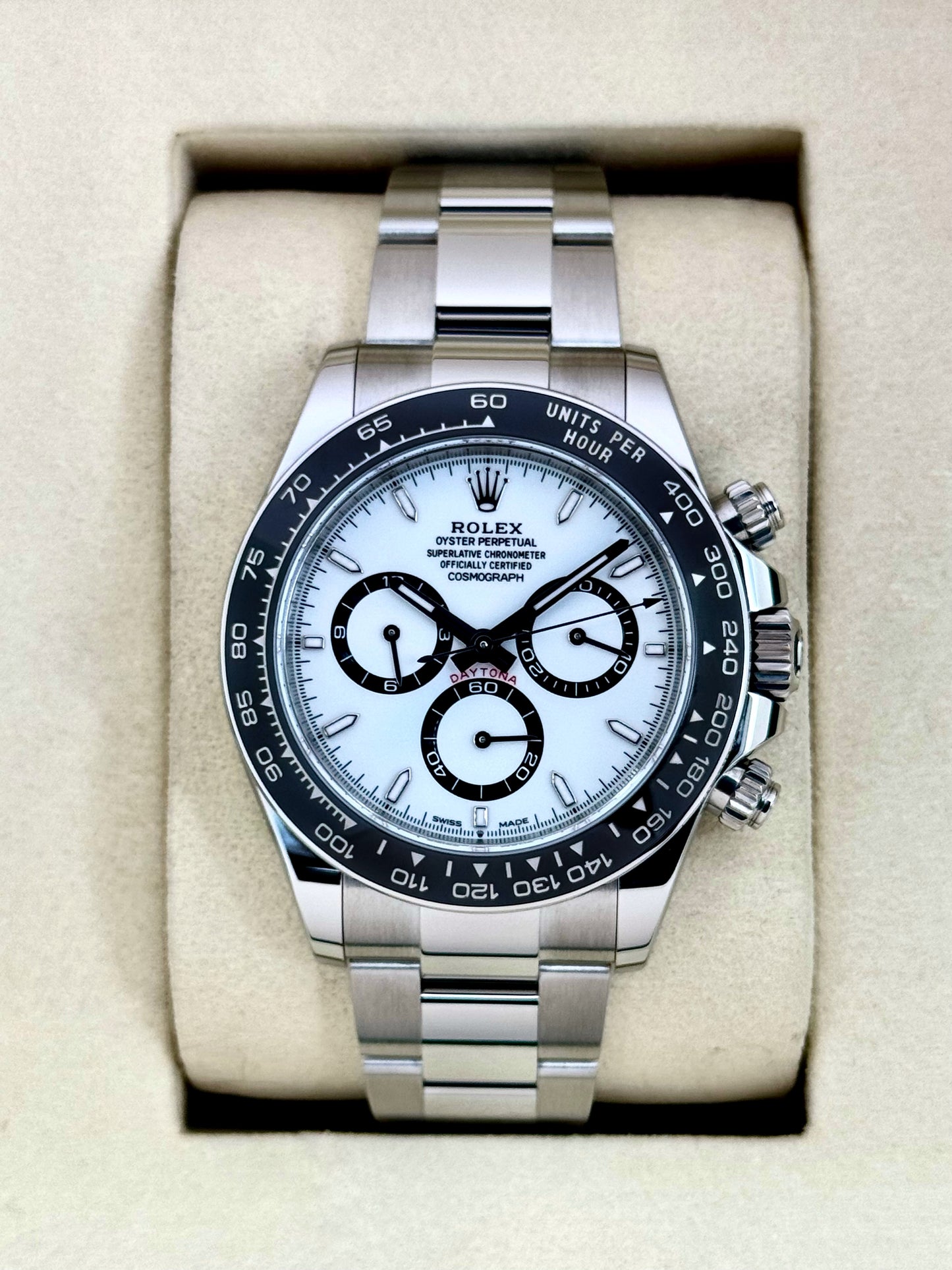 NEW 2026 Rolex Daytona 40mm 126500LN Stainless Steel Panda Dial