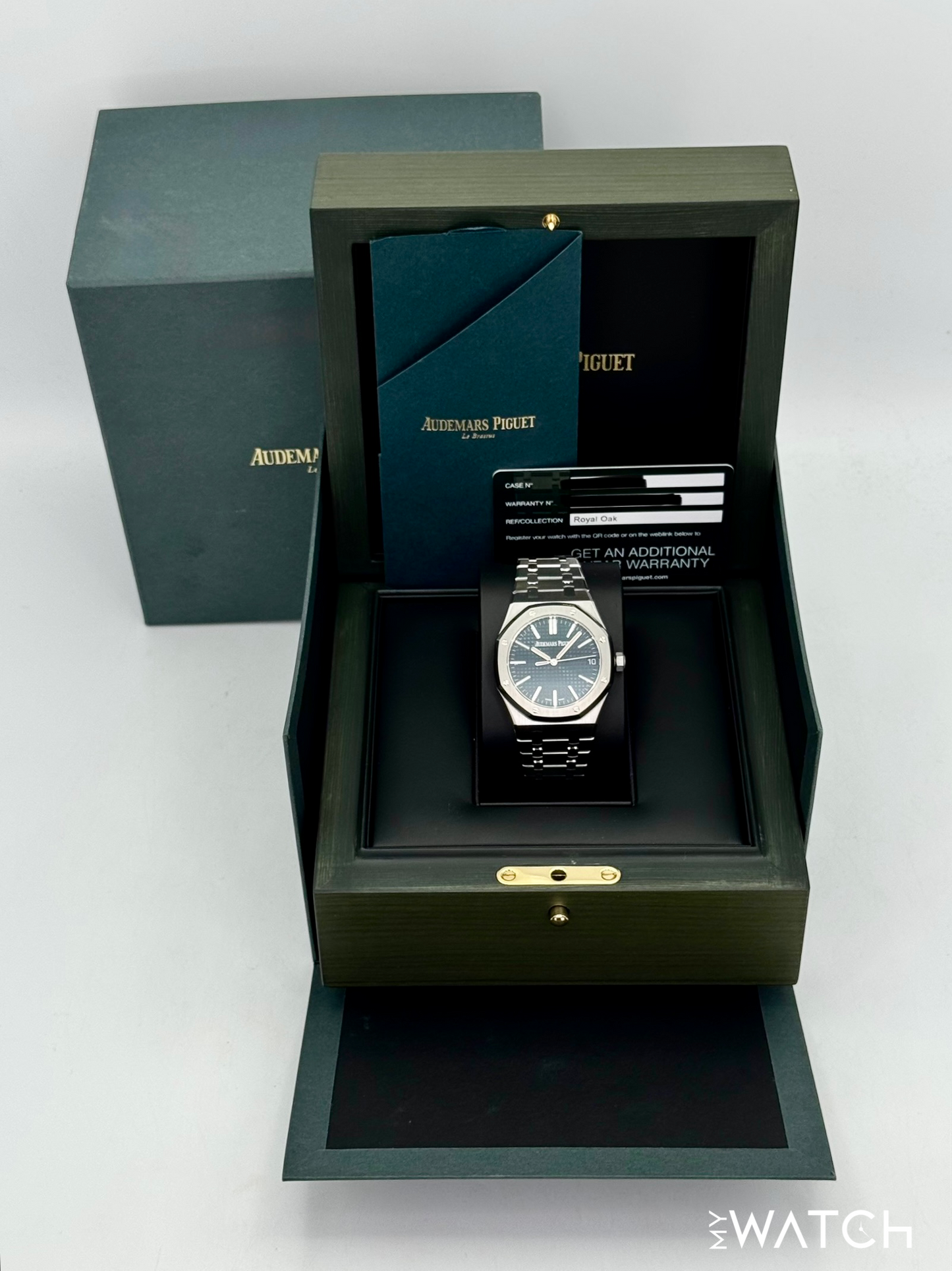 2023 Audemars Piguet  Royal Oak  41mm 15510ST Stainless Steel Blue Dial