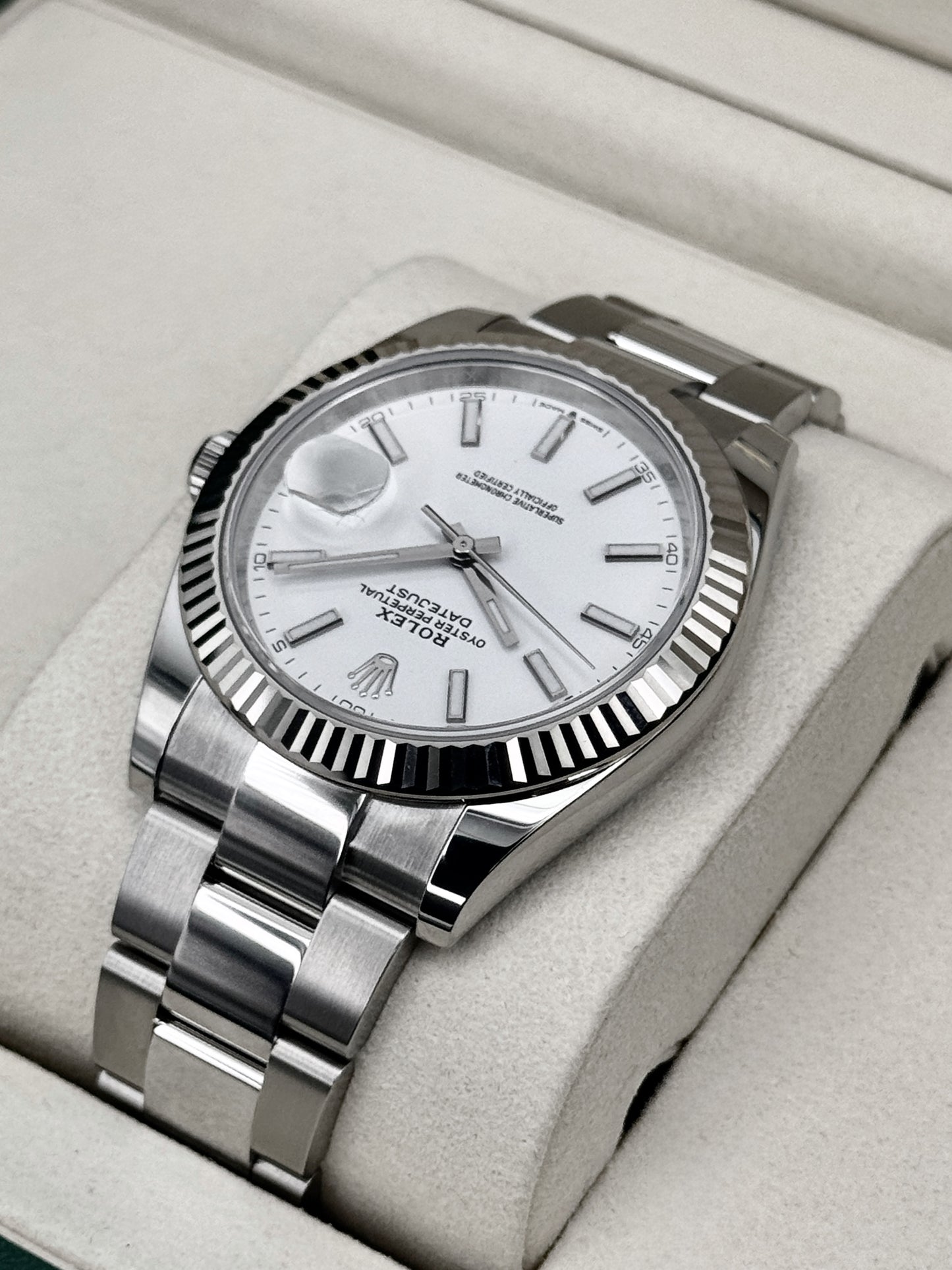 NEW 2026 Rolex Datejust 41mm 126334 Stainless Steel Oyster White Dial