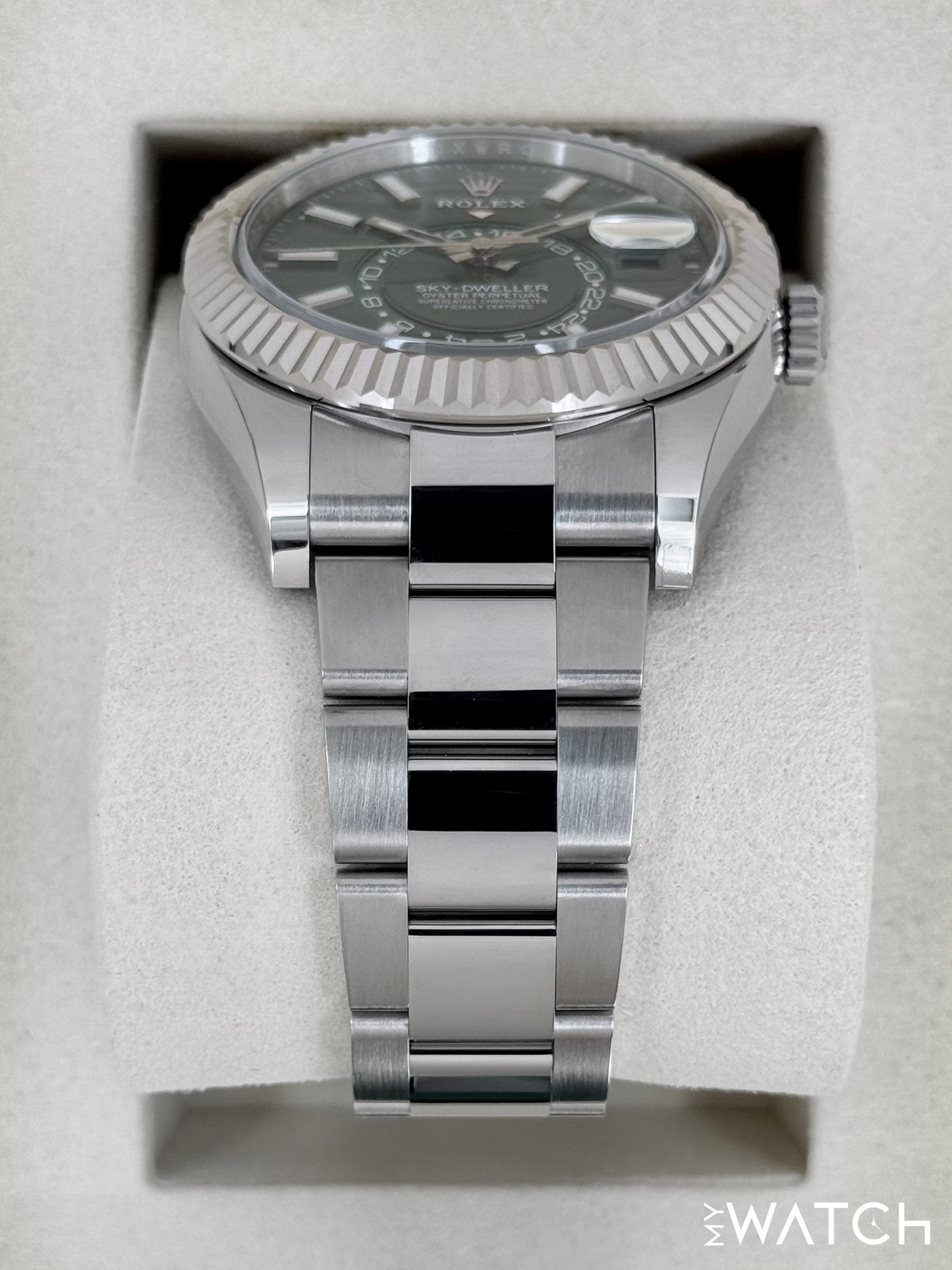 NEW 2025 Rolex Sky-Dweller 42mm 336934 Oyster Green Dial