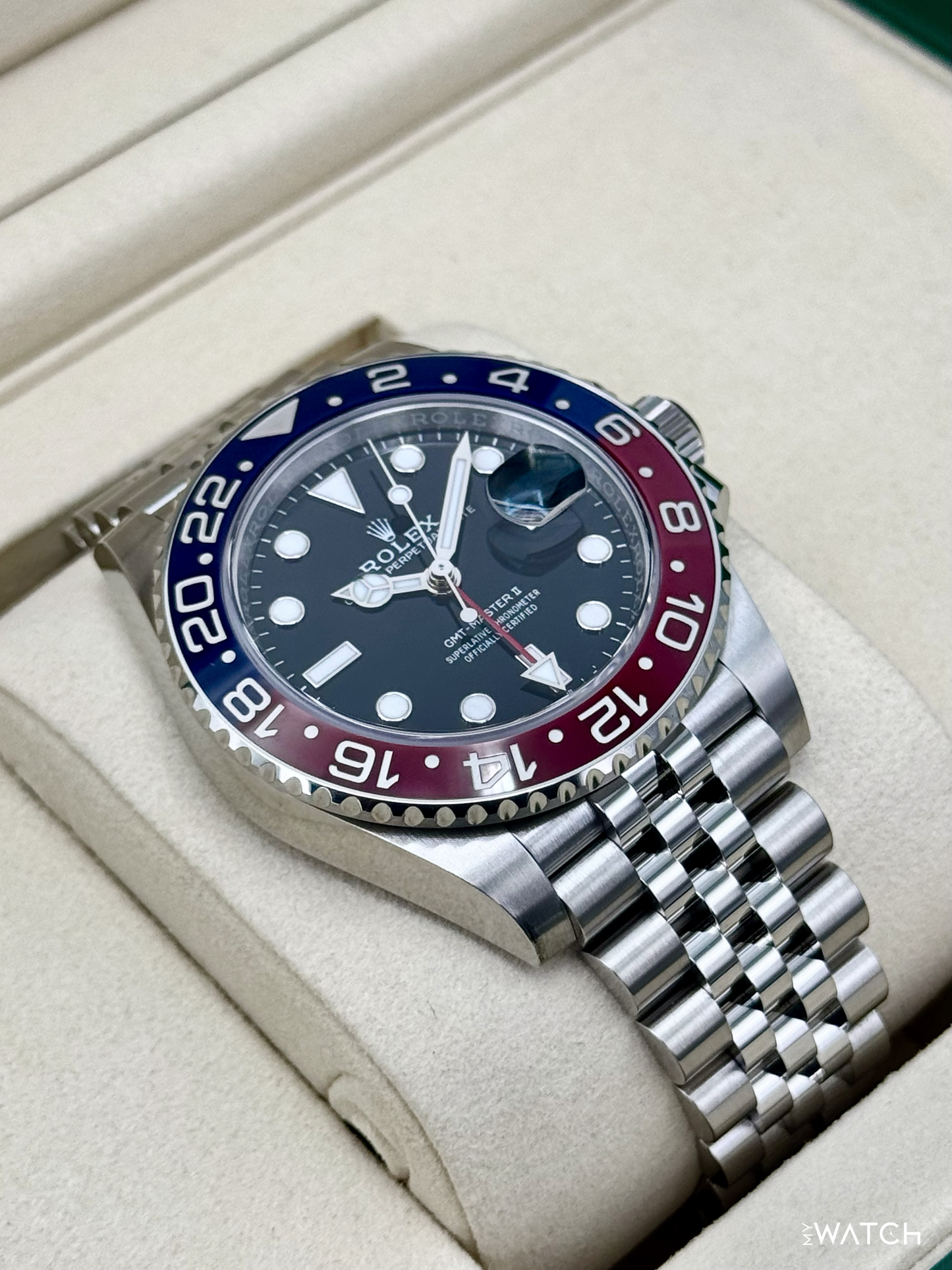NEW 2025 Rolex GMT-Master II "Pepsi" 40mm 126710BLRO Jubilee - MyWatchLLC