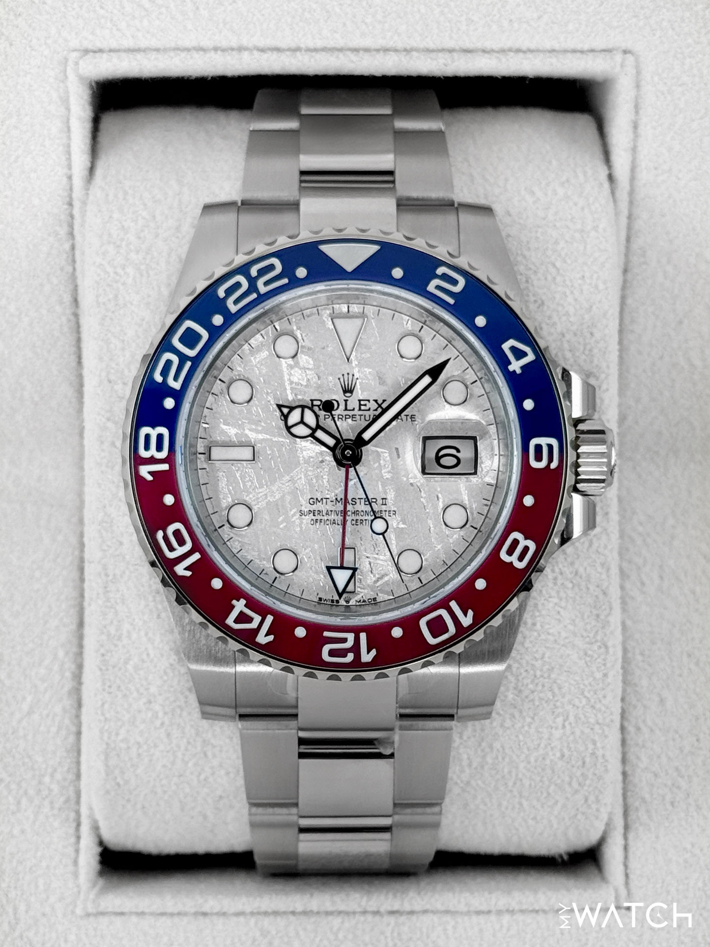 2023 Rolex GMT-Master II "Pepsi" 40mm 126719BLRO Meteorite Dial - MyWatchLLC