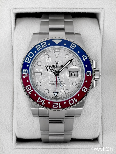 Rolex GMT-Master II "Pepsi" 40mm 126719BLRO Meteorite Dial