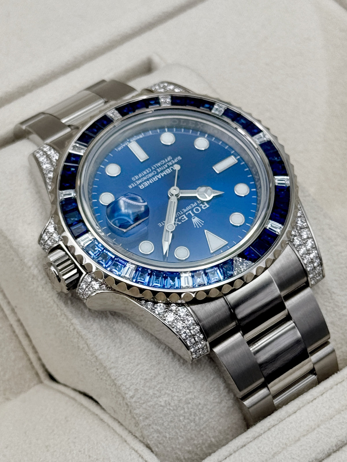 2020 Rolex Submariner 40mm 116659SABR White Gold Blue Dial