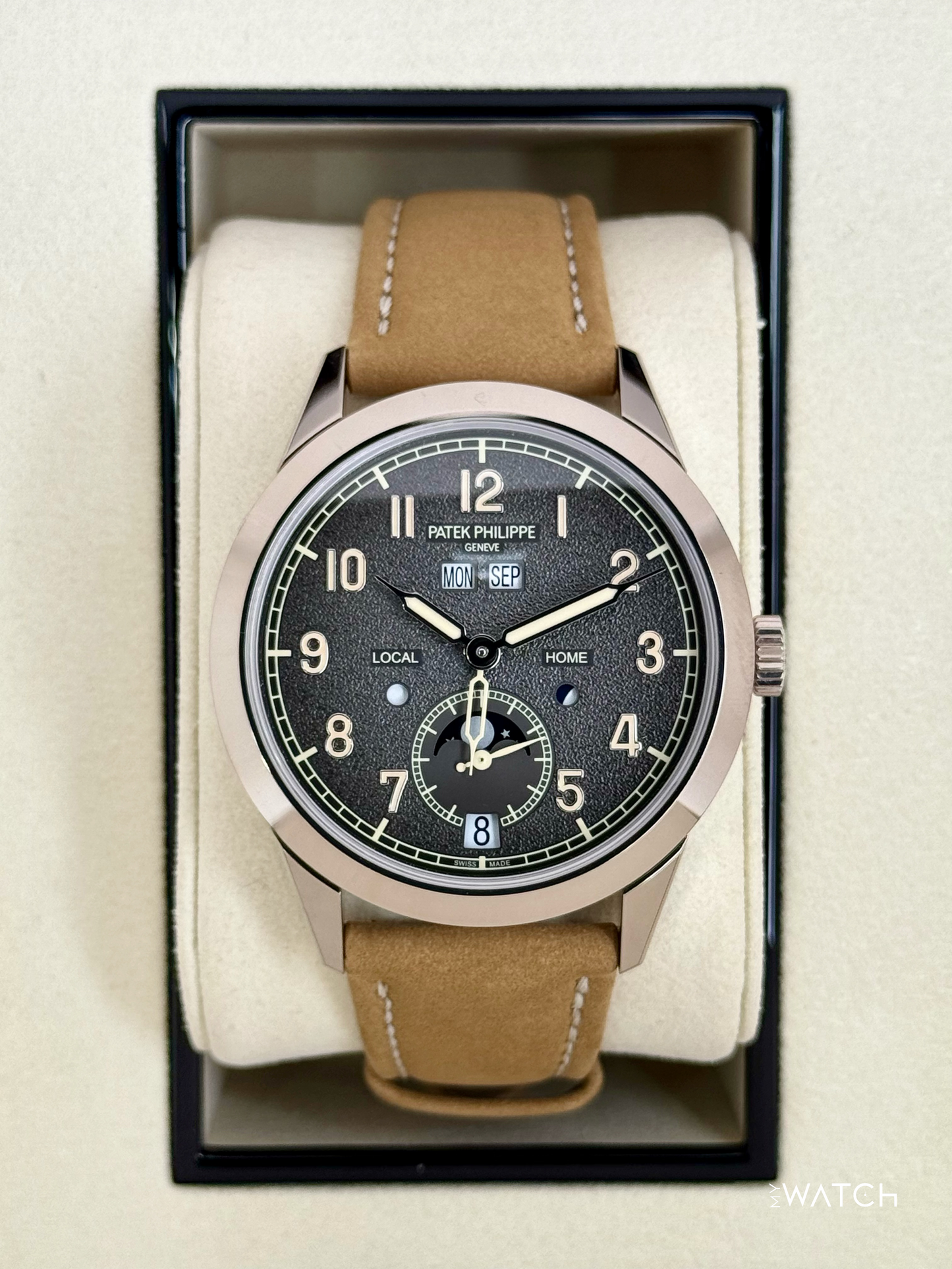 NEW 2025 Patek Philippe 42mm 5326G Annual Calendar Travel Time Compliations - MyWatchLLC