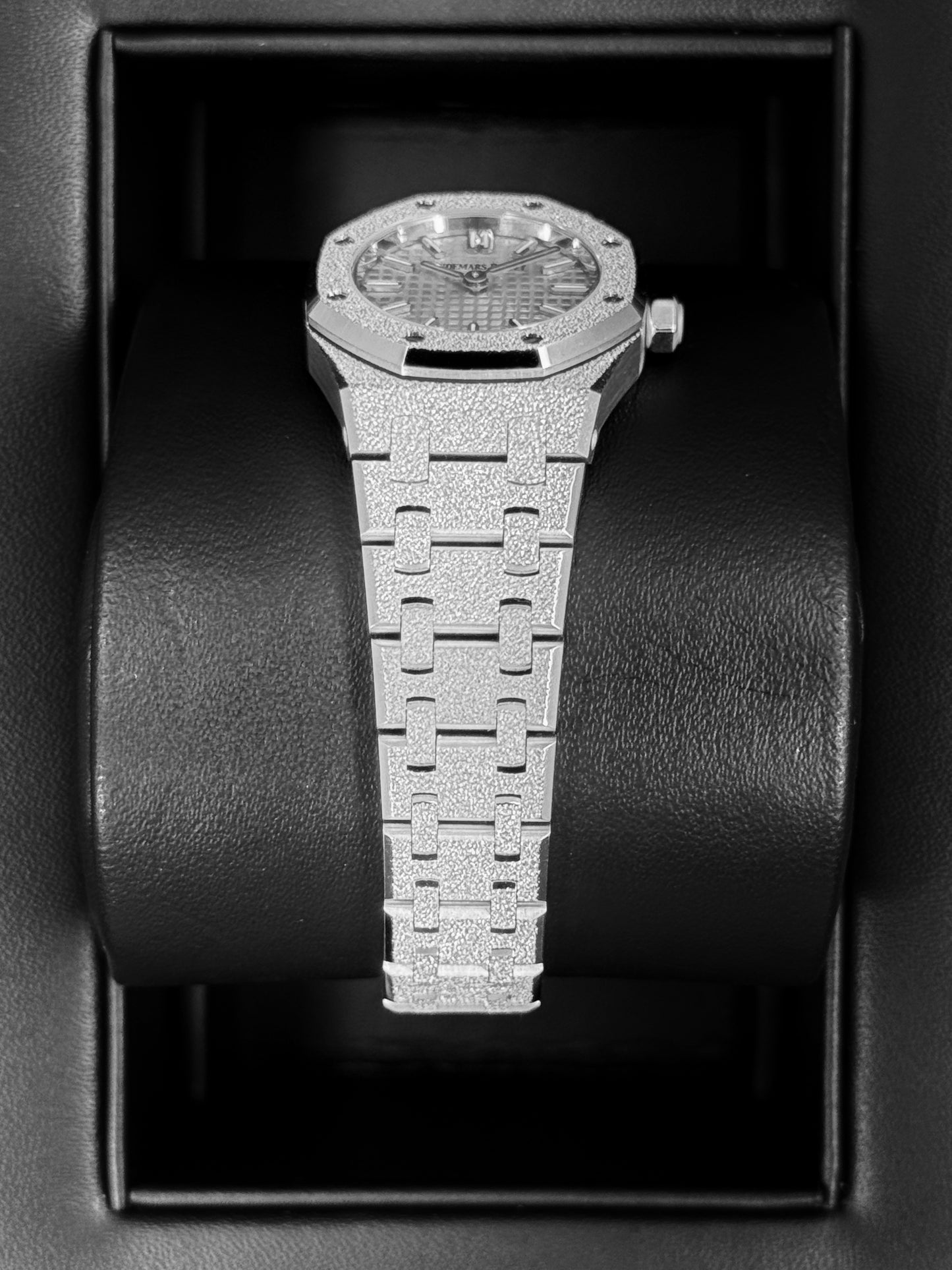 NEW 2026 Audemars Piguet Royal Oak Mini Frosted 23mm 67630BC White Gold Silver Dial