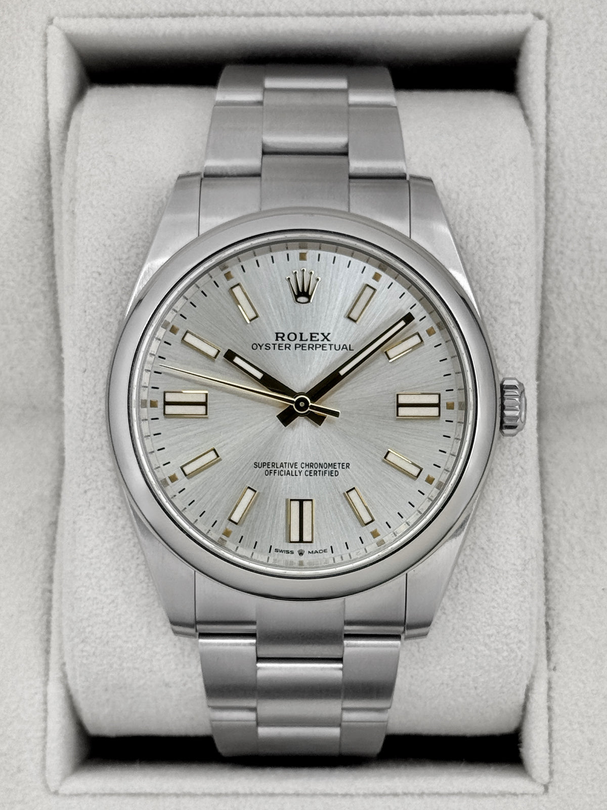 2024 Rolex Oyster Perpetual 41mm 124300 Silver Dial