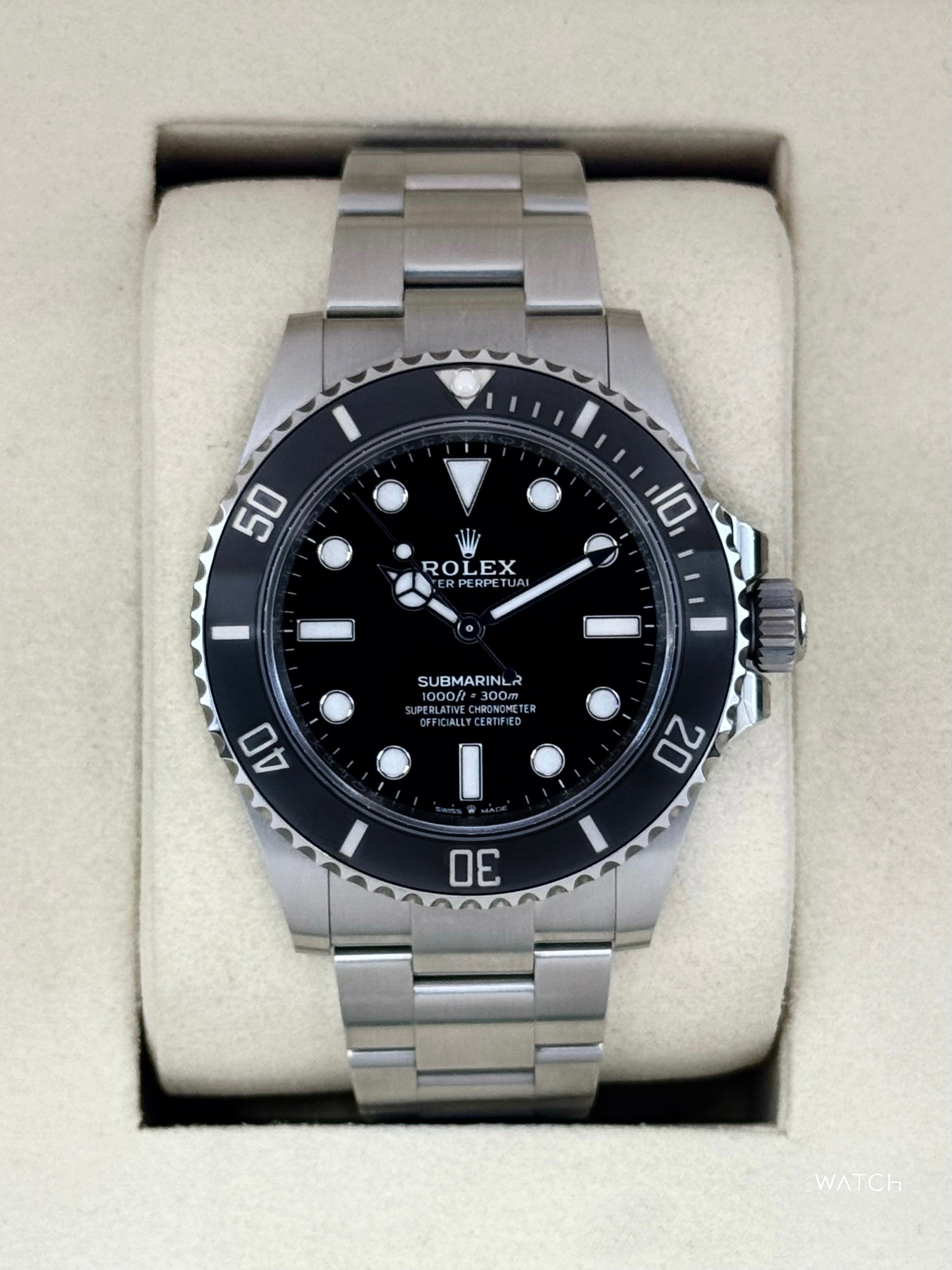 2025 Rolex Submariner 41mm 124060 Stainless Steel Black Dial