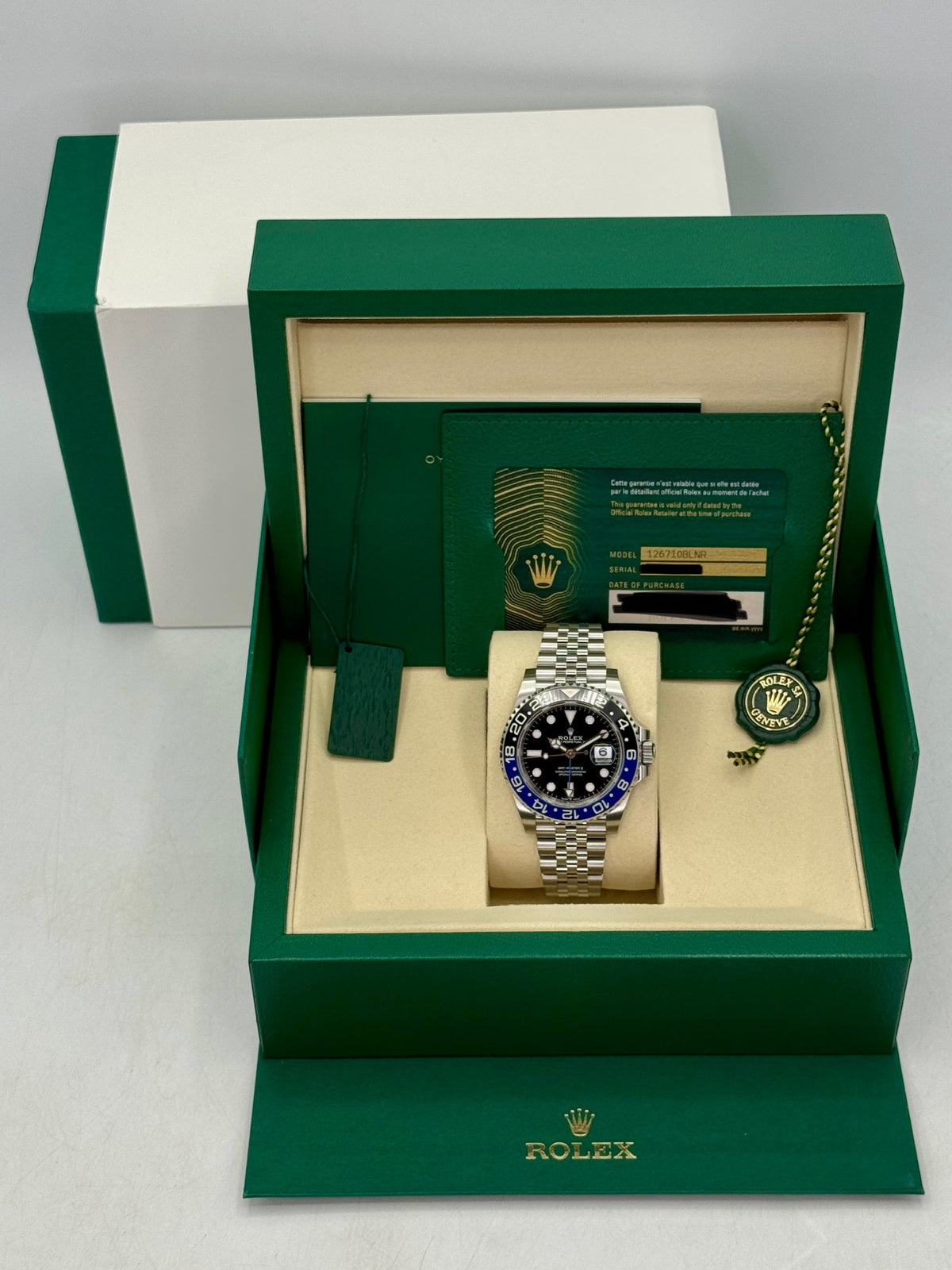 NEW 2026 Rolex GMT-Master II Batgirl 40mm 126710BLNR Jubilee (NEW STYLE CARD / STICKERED) - MyWatchLLC