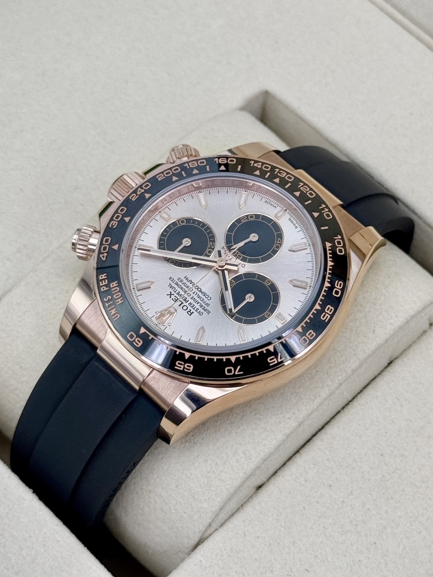 NEW 2026 Rolex Daytona 40mm 126515LN Rose Gold Oysterflex Sundust Dial