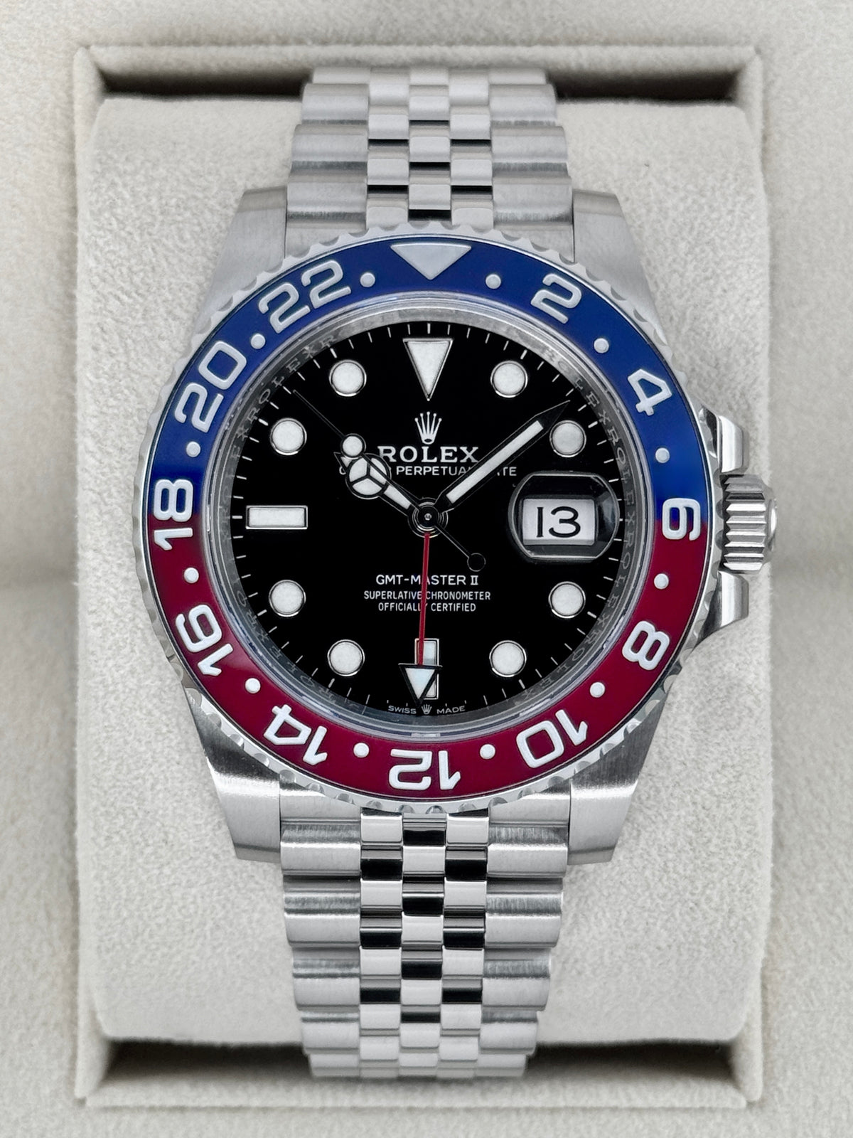 2022 Rolex GMT-Master II Pepsi 40mm 126710BLRO Jubilee