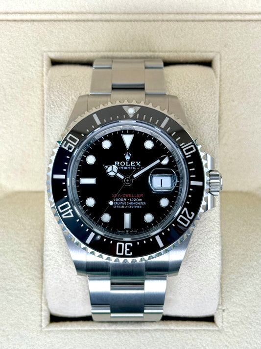 2022 Rolex Sea-Dweller 43mm 126600 Stainless Steel Black Dial