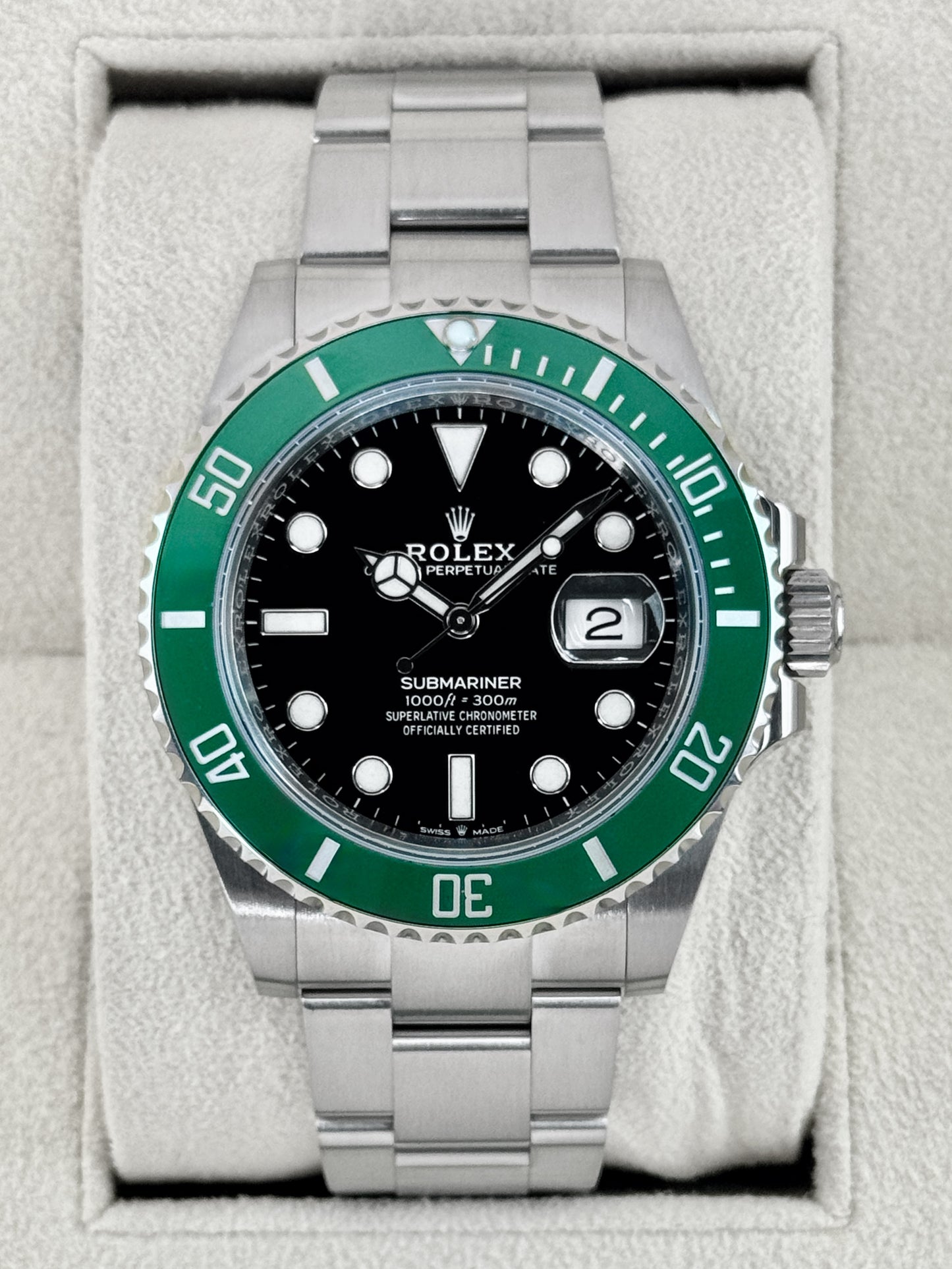 2022 Rolex Submariner Starbucks 41mm 126610LV Black Dial