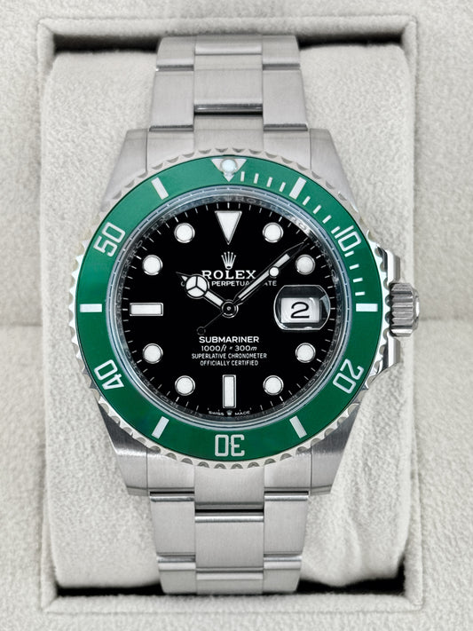 2022 Rolex Submariner Starbucks 41mm 126610LV Black Dial