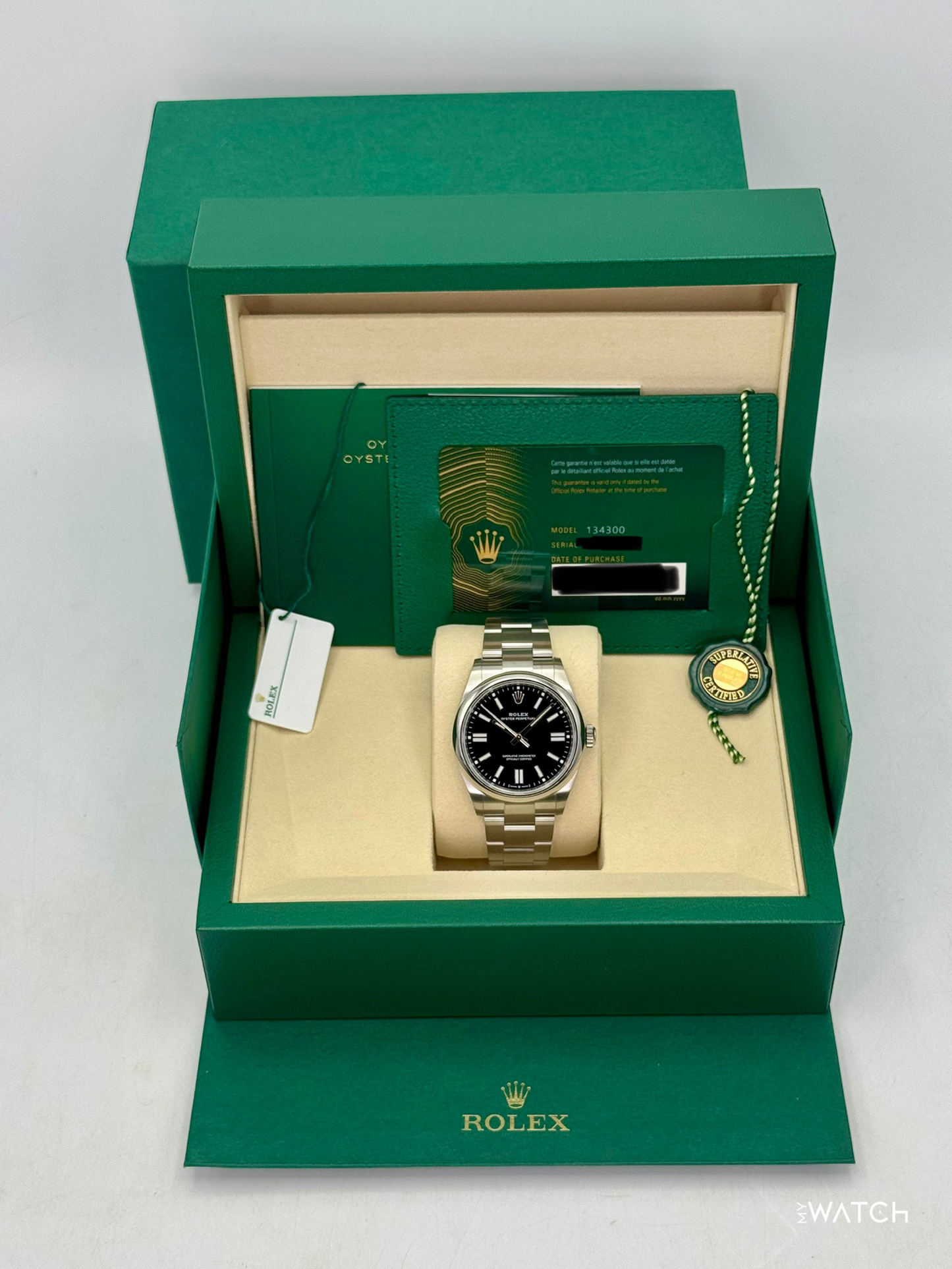 NEW 2026 Rolex Oyster Perpetual 41mm 134300 Black Dial - MyWatchLLC