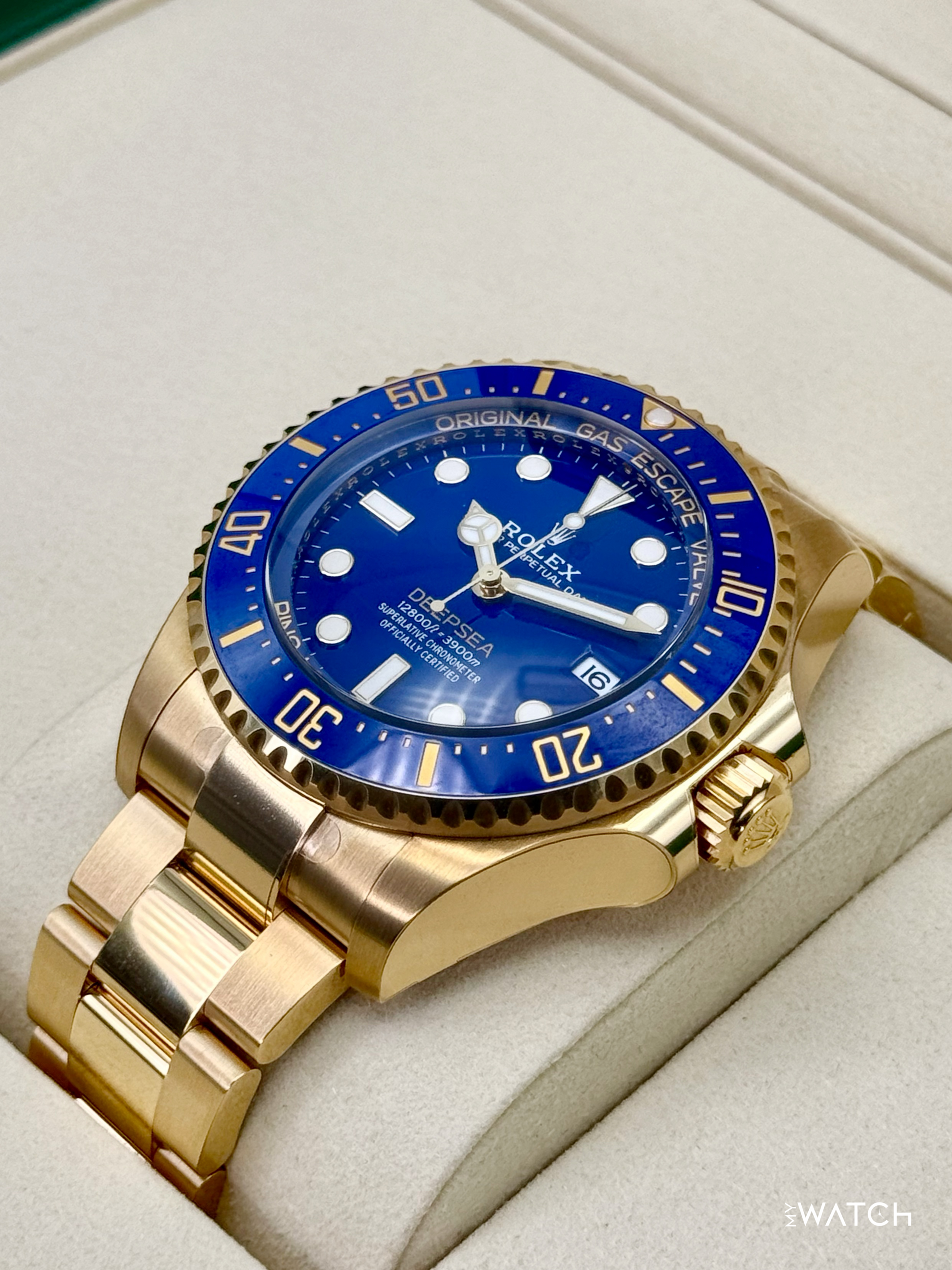 NEW 2026 Rolex Deepsea 44mm 136668LB Yellow Gold Blue Dial (STICKERED) - MyWatchLLC