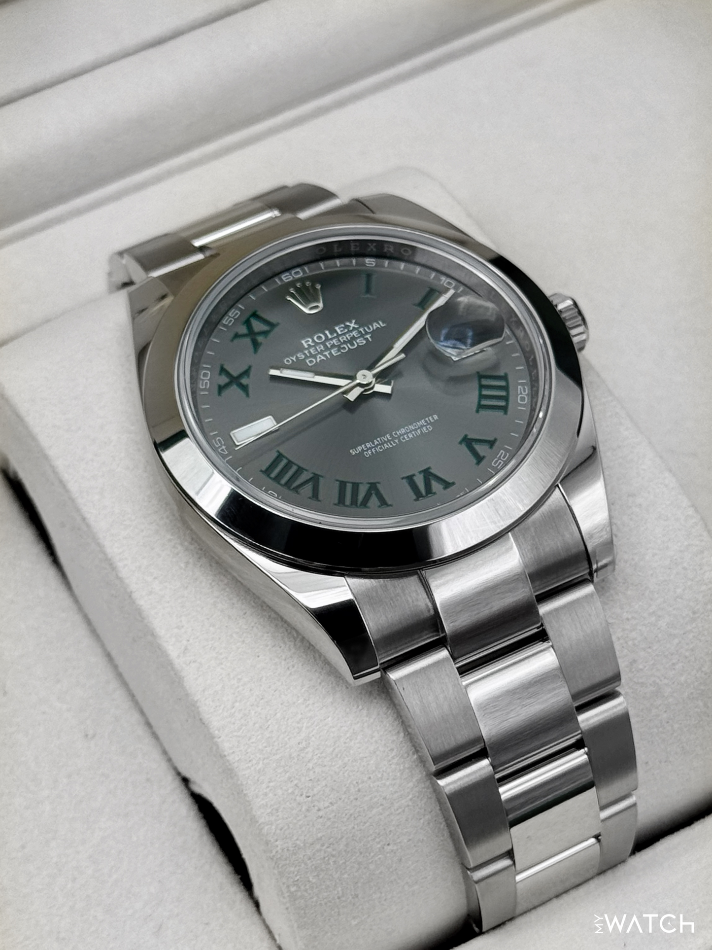 NEW 2025 Rolex Datejust 41mm 126300 Wimbledon Dial Oyster
