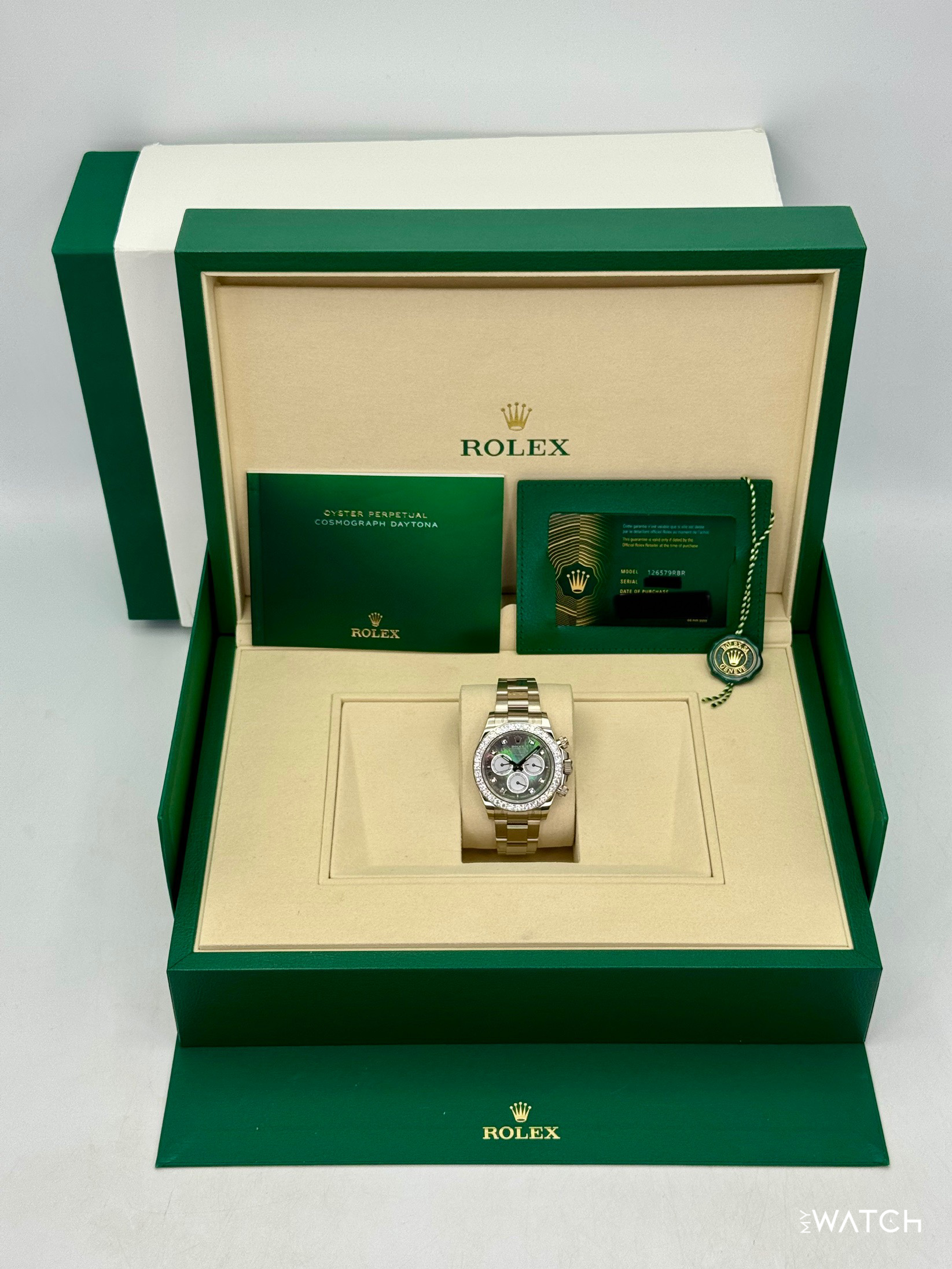 NEW 2025 Rolex Daytona 40mm 126579RBR Mother of Pearl Diamond Dial (ST
