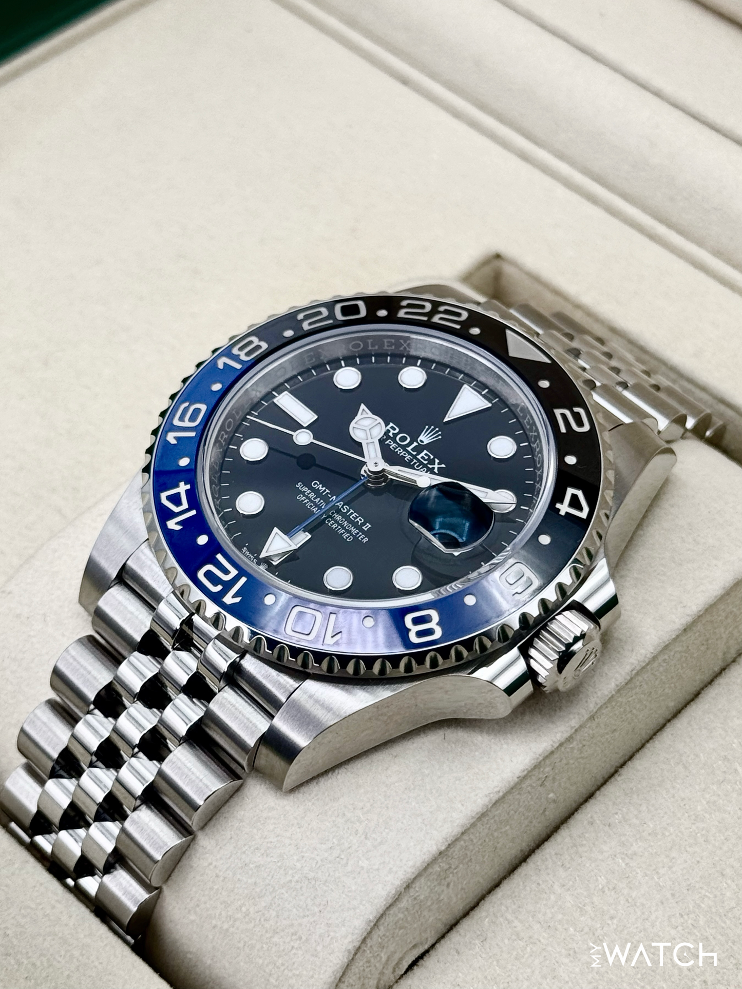 NEW 2025 Rolex GMT-Master II "Batgirl" 40mm 126710BLNR Jubilee - MyWatchLLC