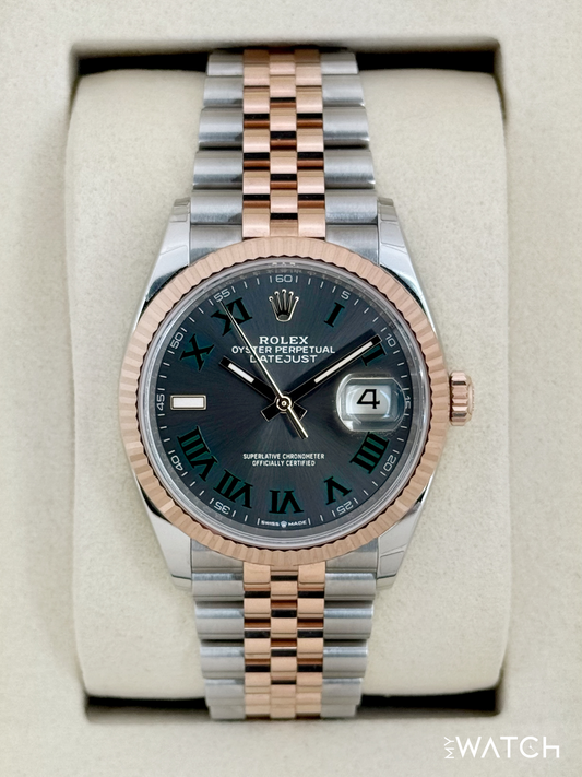 NEW 2025 Rolex Datejust 36mm 126231 Two-Tone Jubilee Wimbledon Dial (STICKERED)