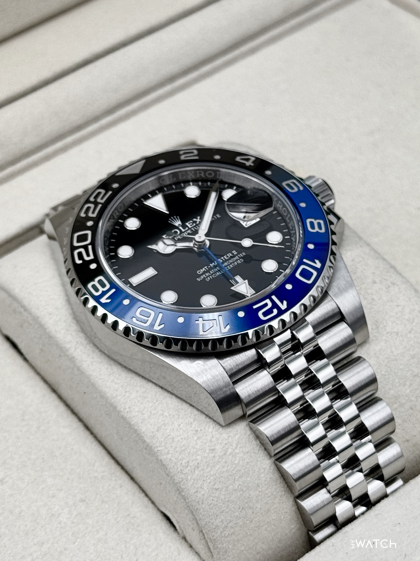 2025 Rolex GMT-Master II "Batgirl" 40mm 126710BLNR Jubilee - MyWatchLLC