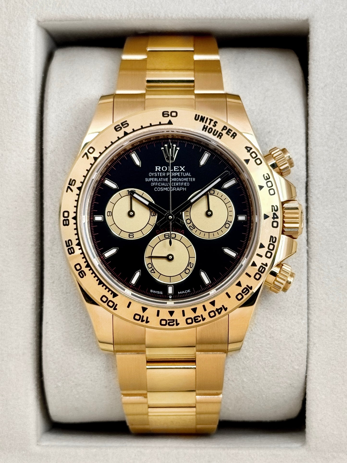 NEW 2026 Rolex Daytona "Paul Newman" 40mm 126508 Yellow Gold Black Dial
