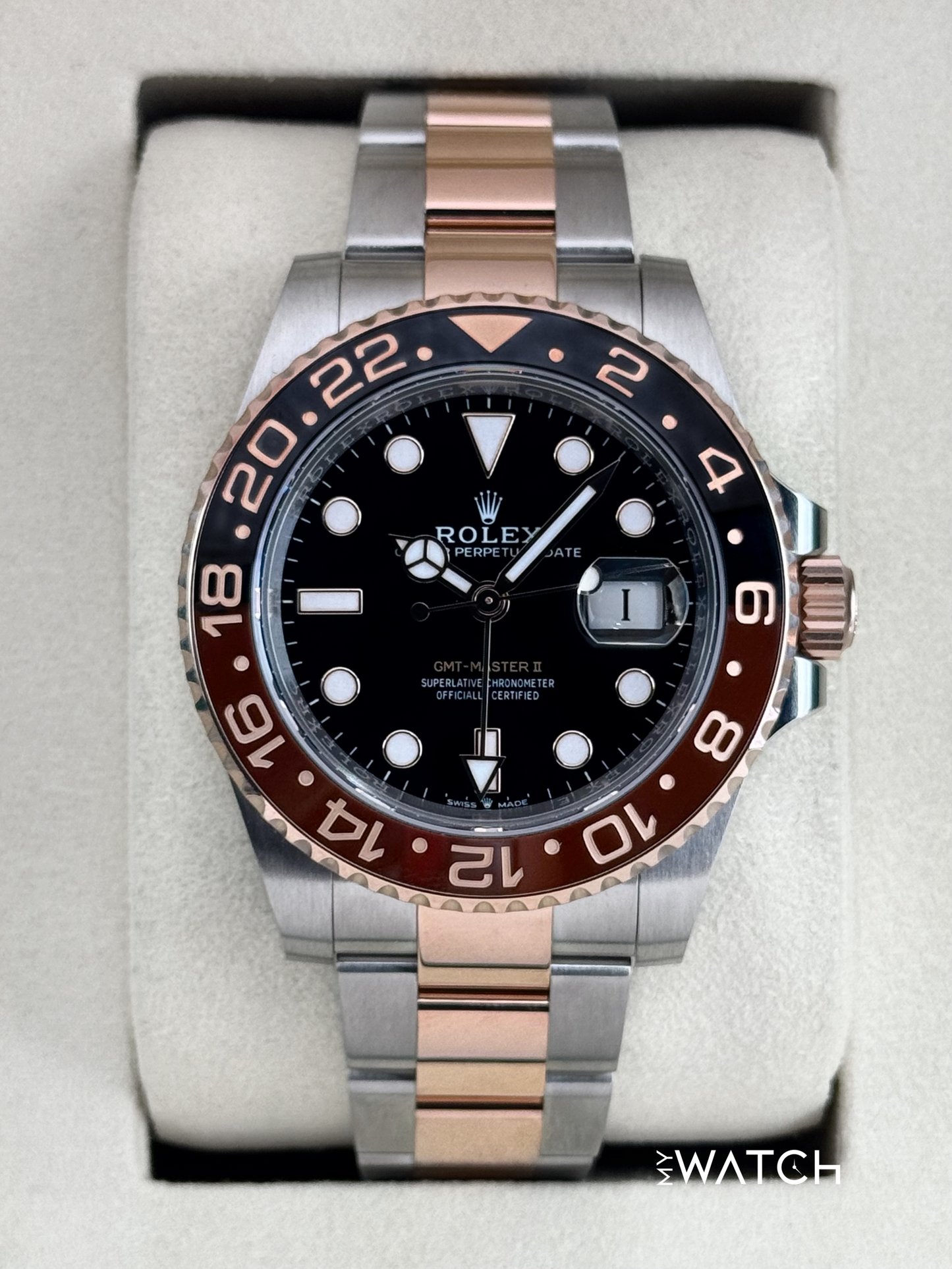 2025 Rolex GMT-Master II "Rootbeer" 40mm 126711CHNR Two-Tone - MyWatchLLC