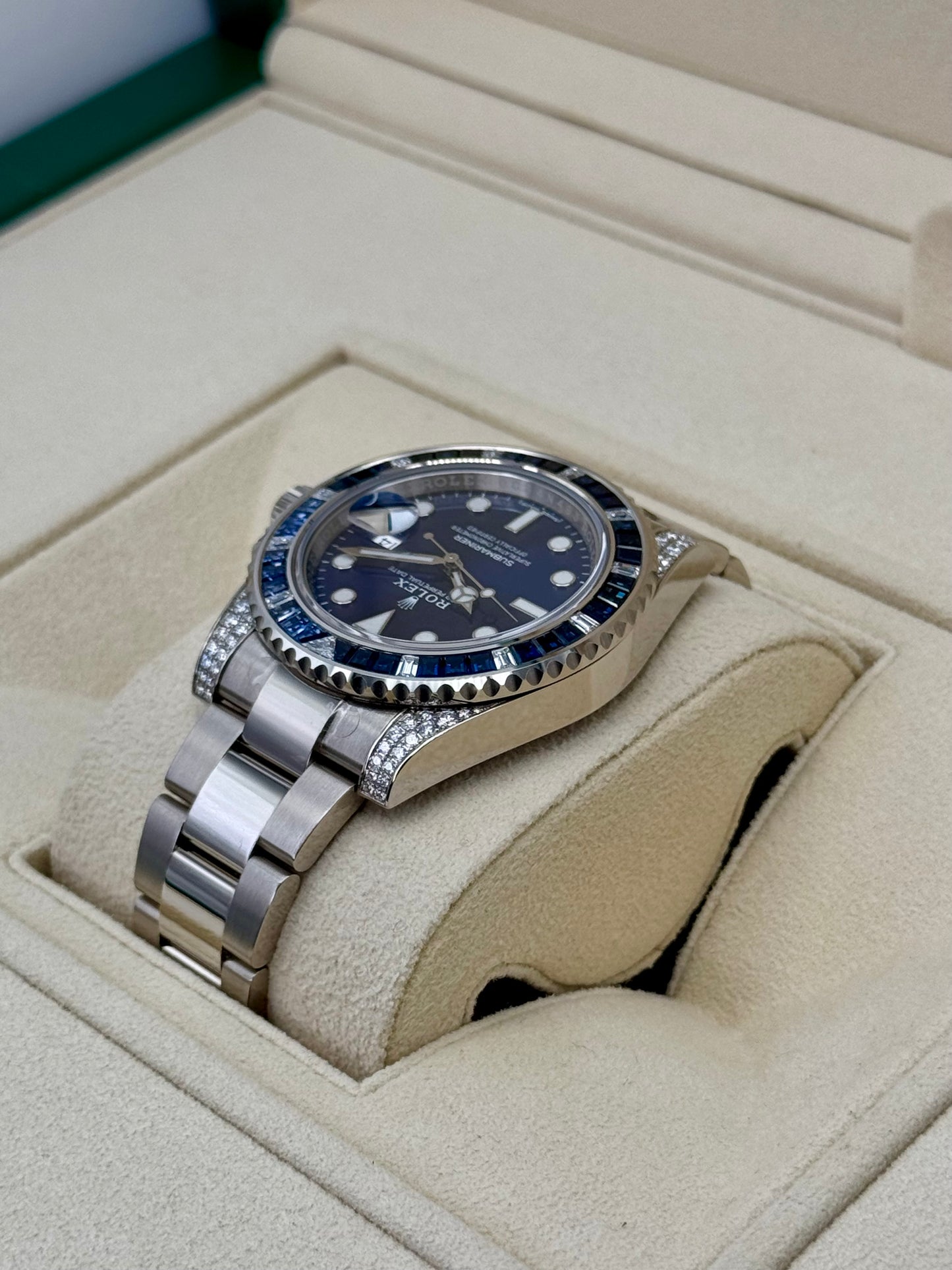 2020 Rolex Submariner 40mm 116659SABR White Gold Blue Dial