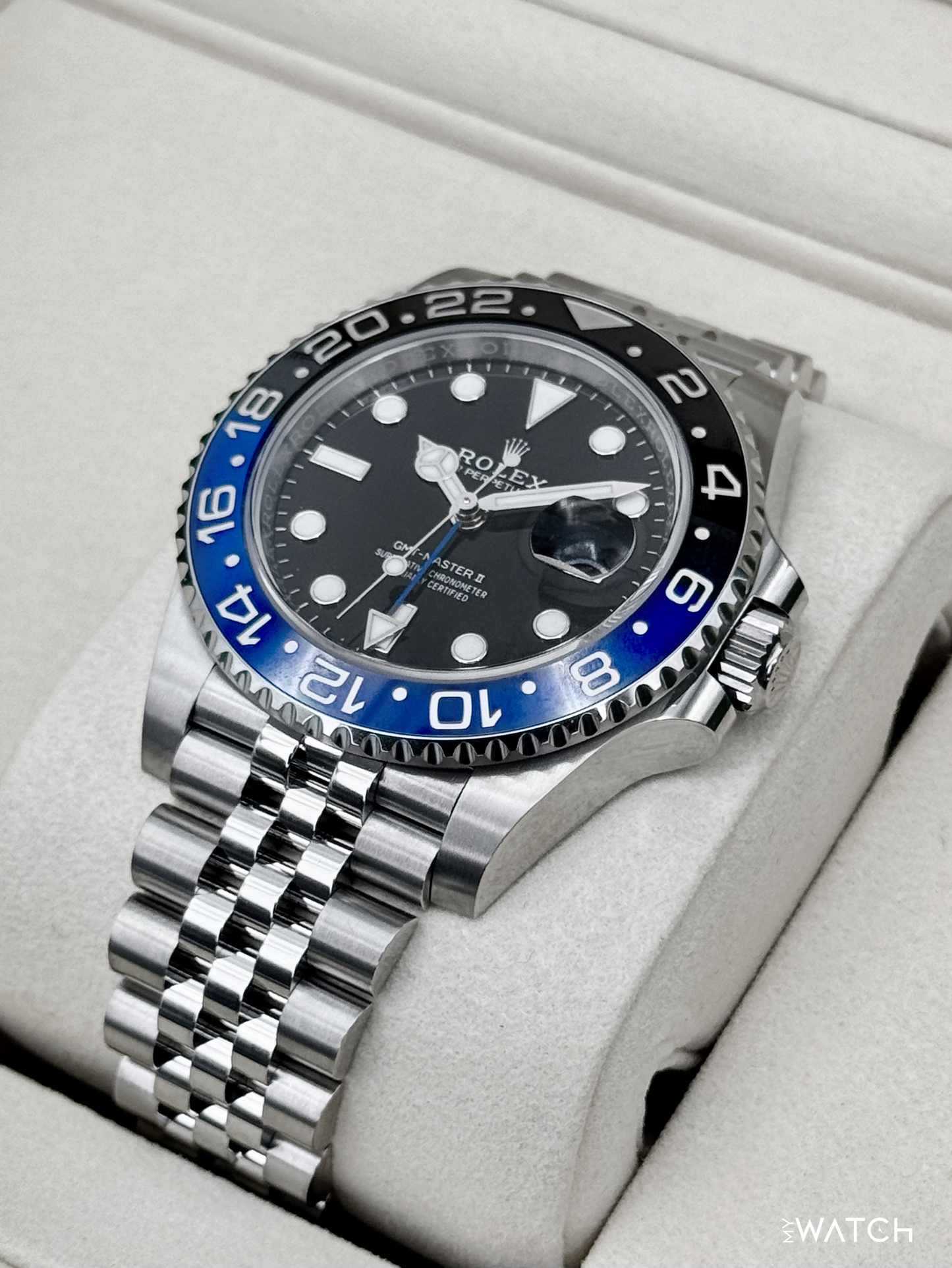 NEW 2025 Rolex GMT-Master II "Batgirl" 40mm 126710BLNR Jubilee - MyWatchLLC