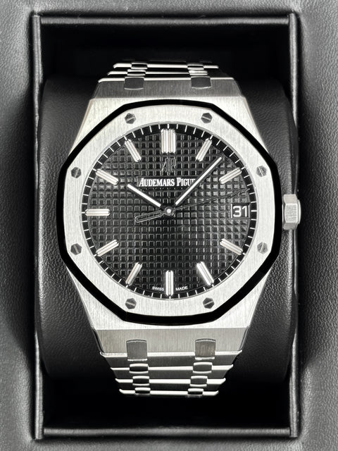 2020 Audemars Piguet Royal Oak 41mm 15500ST Stainless Steel Black Dial