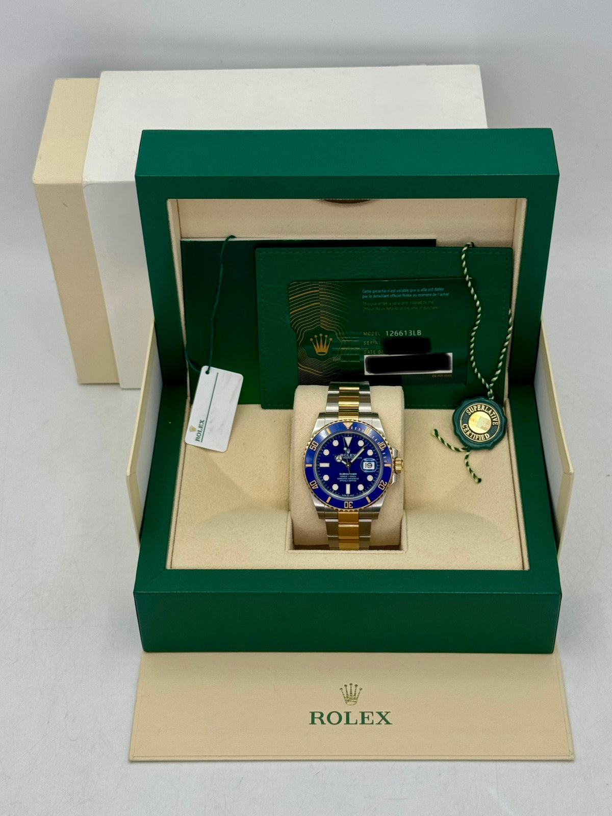 2024 Rolex Submariner Bluesy 41mm 126613LB Two-Tone Blue Dial