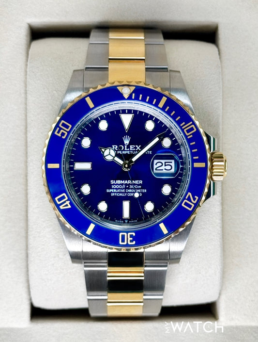 2025 Rolex Submariner "Bluesy" 41mm 126613LB Two-Tone Blue Dial