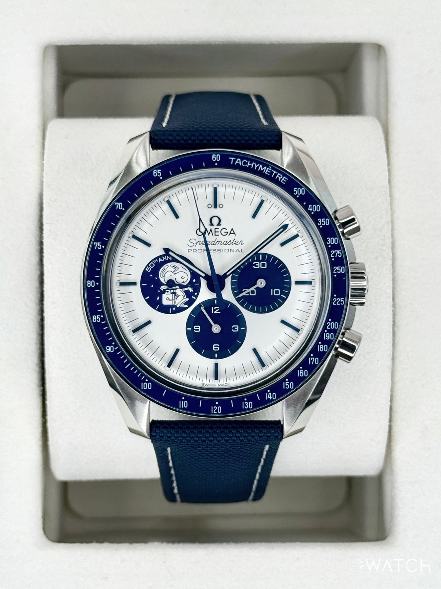 NEW 2026 Omega Speedmaster Silver Snoopy Award 310.32.42.50.02.001 - MyWatchLLC