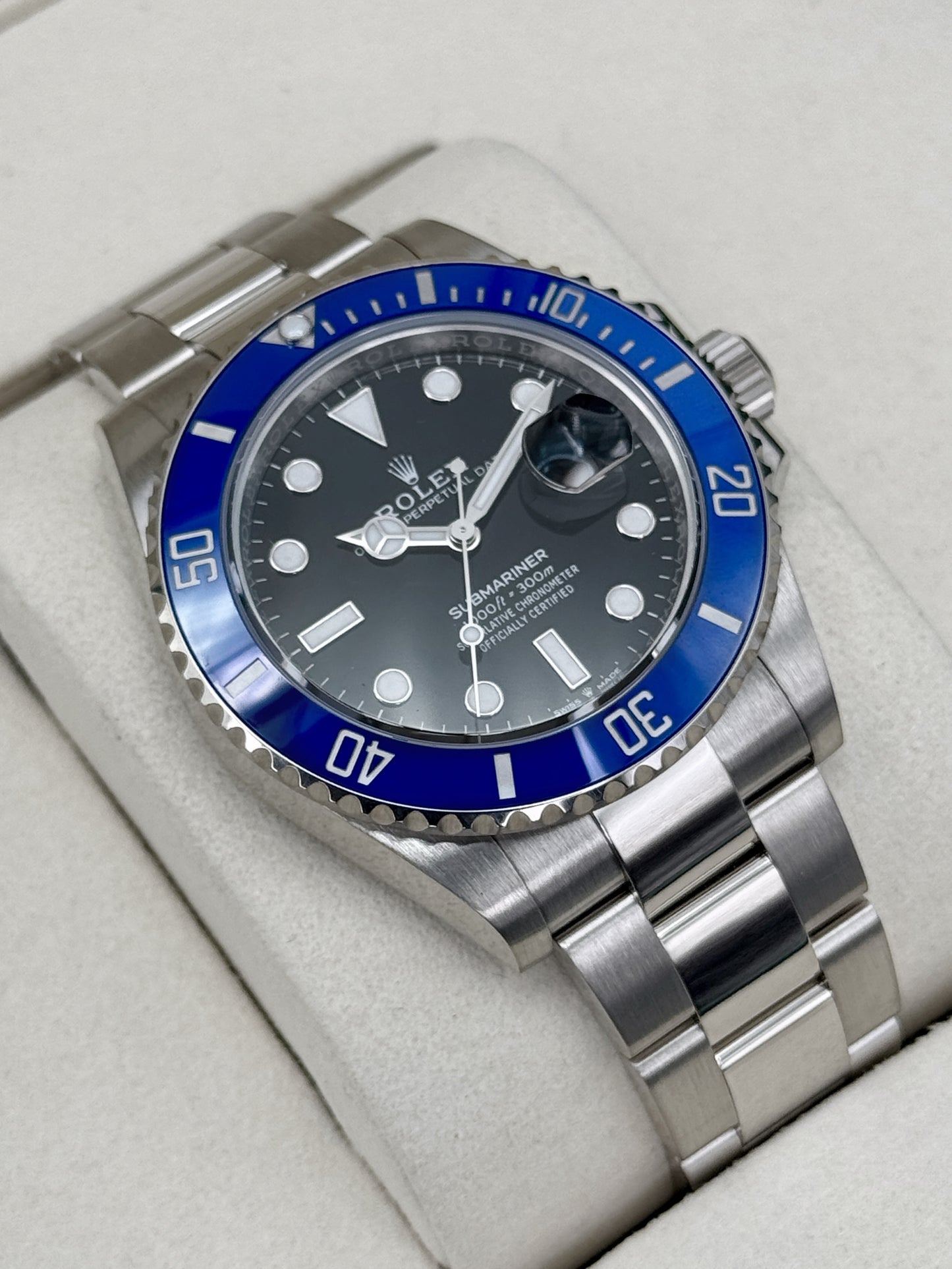 2025 Rolex Submariner Cookie Monster 41mm 126619LB White Gold Black Dial