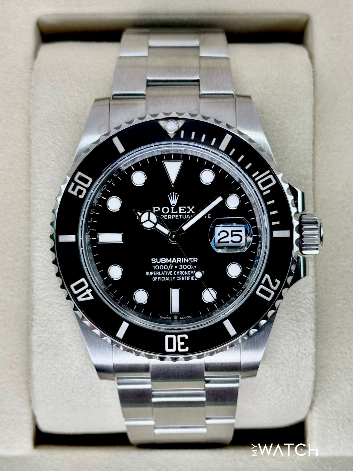 2025 Rolex Submariner 41mm 126610LN Stainless Steel Black Dial