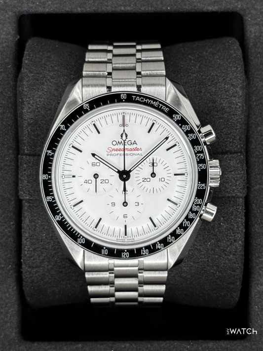 NEW 2025 Omega Speedmaster Moonwatch Pro 310.30.42.50.04.001 42mm White Dial