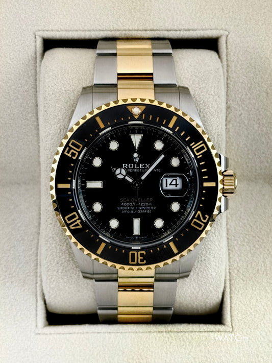 2022 Rolex Sea-Dweller 43mm 126603 Two-Tone Black Dial - MyWatchLLC