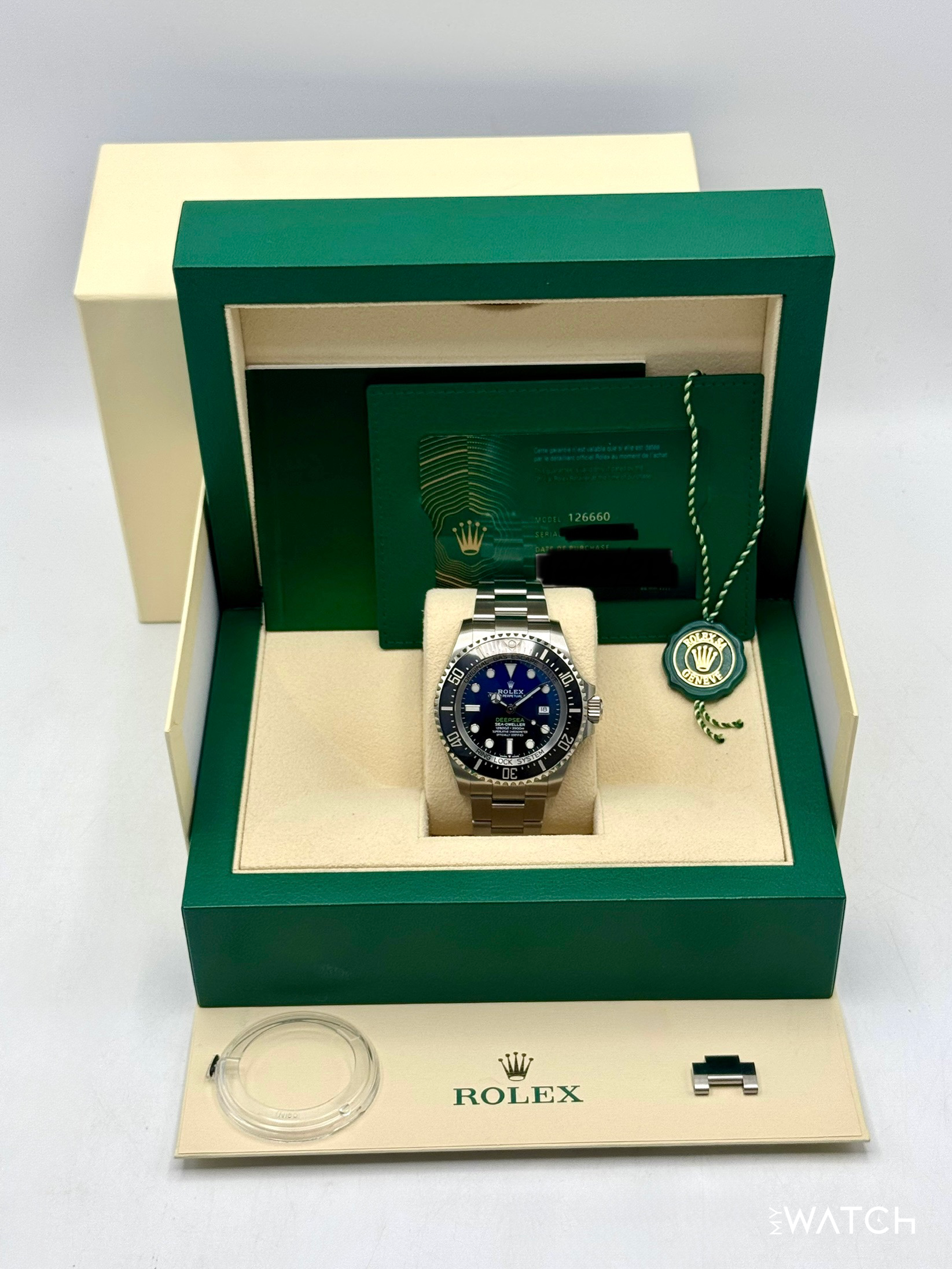 NEW 2021 Rolex Deepsea "James Cameron" 44mm 126660 Blue Dial (STICKERED) - MyWatchLLC