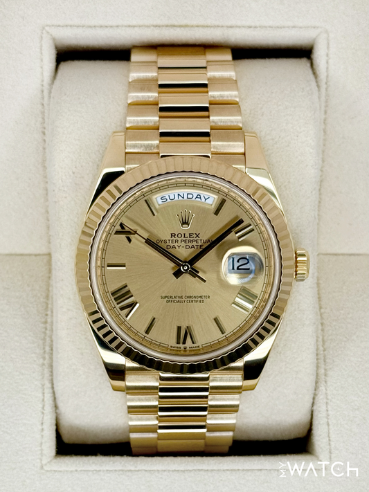 2021 Rolex Day-Date 40mm 228238 Presidential Champagne Dial