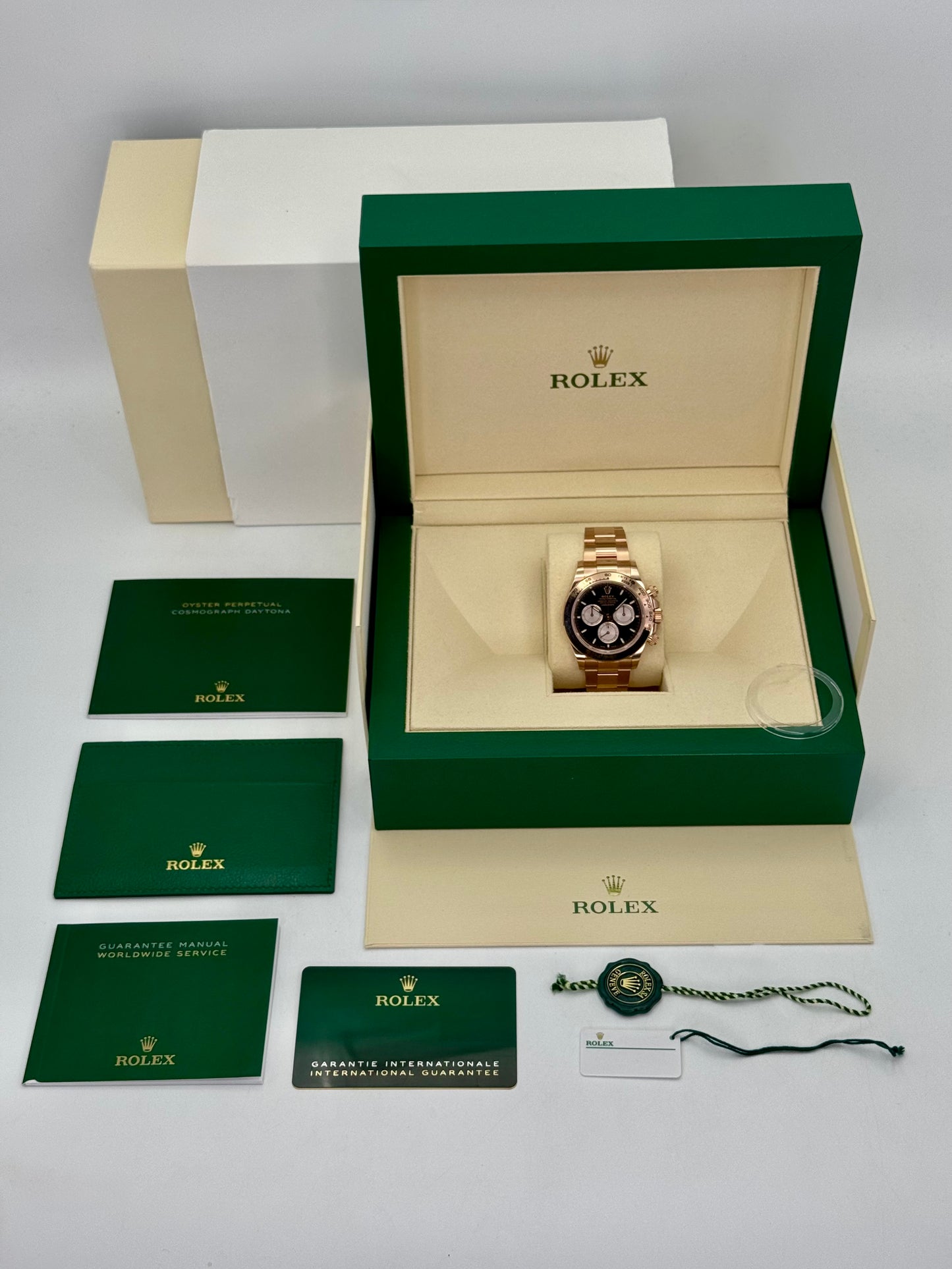 2025 Rolex Daytona 40mm 126505 Rose Gold Black Dial