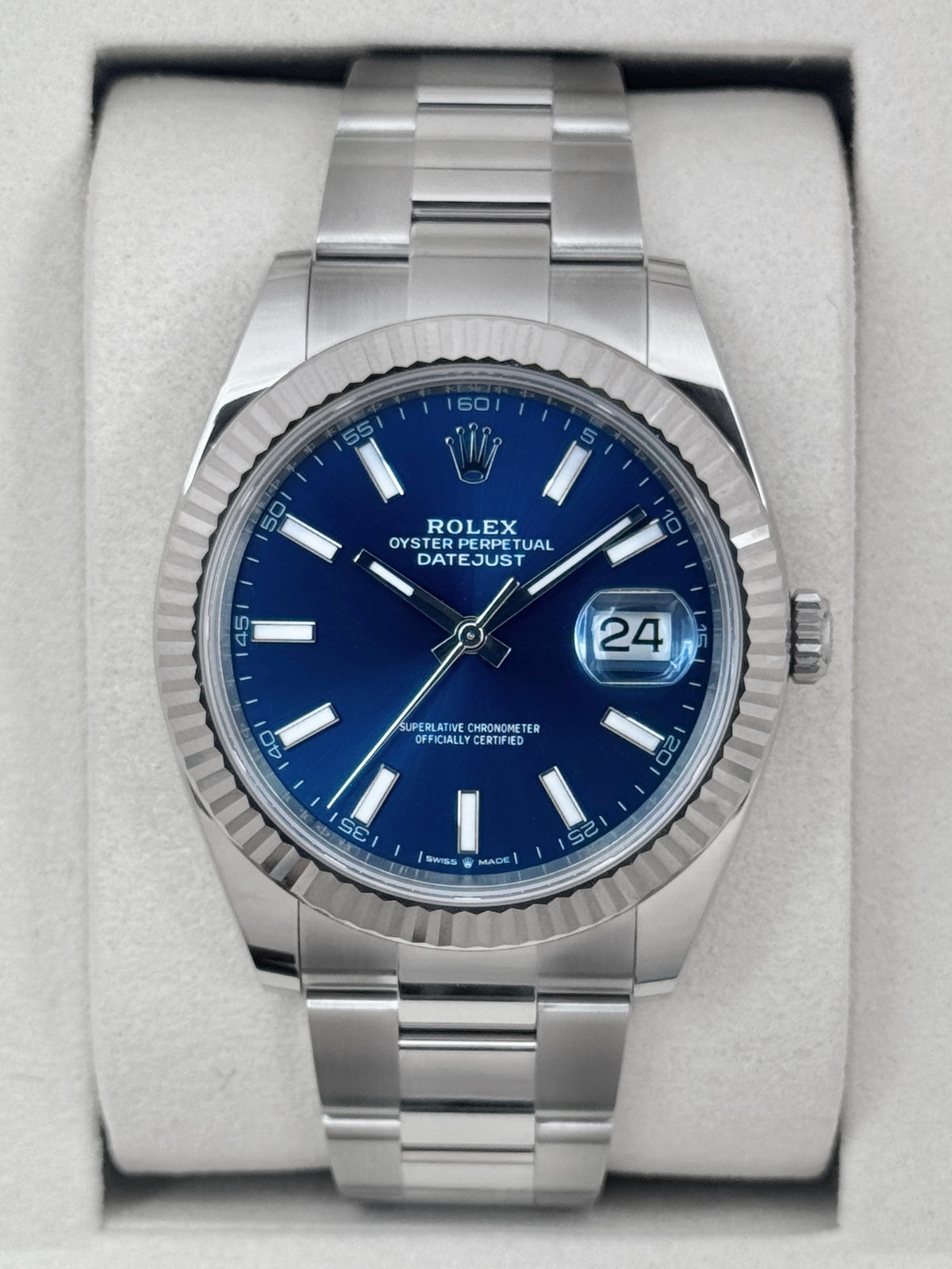 NEW 2026 Rolex Datejust 41mm 126334 Stainless Steel Oyster Blue Dial