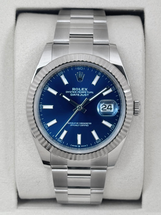 NEW 2026 Rolex Datejust 41mm 126334 Stainless Steel Oyster Blue Dial