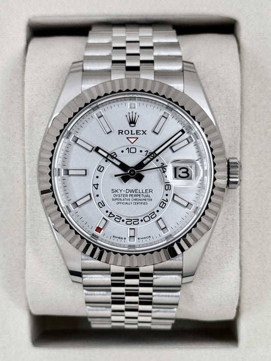 NEW 2026 Rolex Sky-Dweller 42mm 336934 Stainless Steel Jubilee White Dial