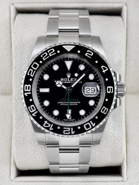 2019 Rolex GMT-Master II 40mm 116710LN Stainless Steel Black Dial