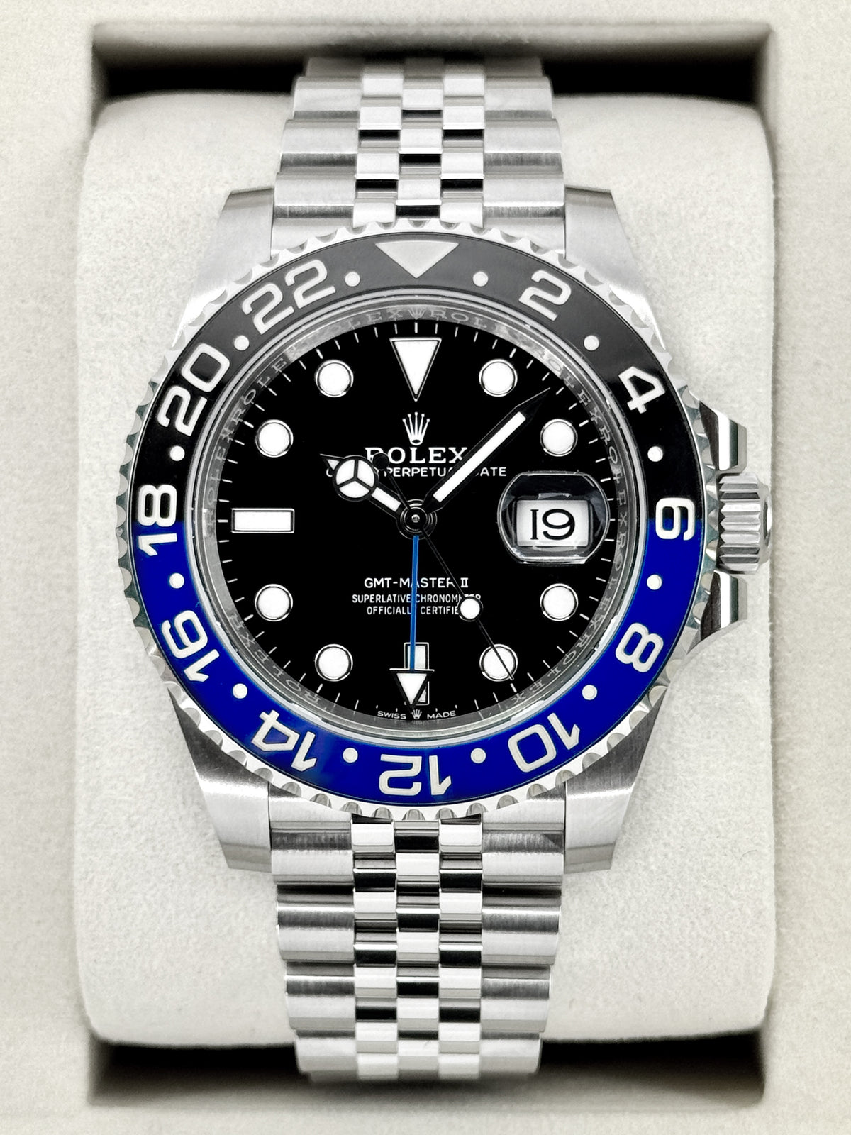 2025 Rolex GMT-Master II Batgirl 40mm 126710BLNR Jubilee