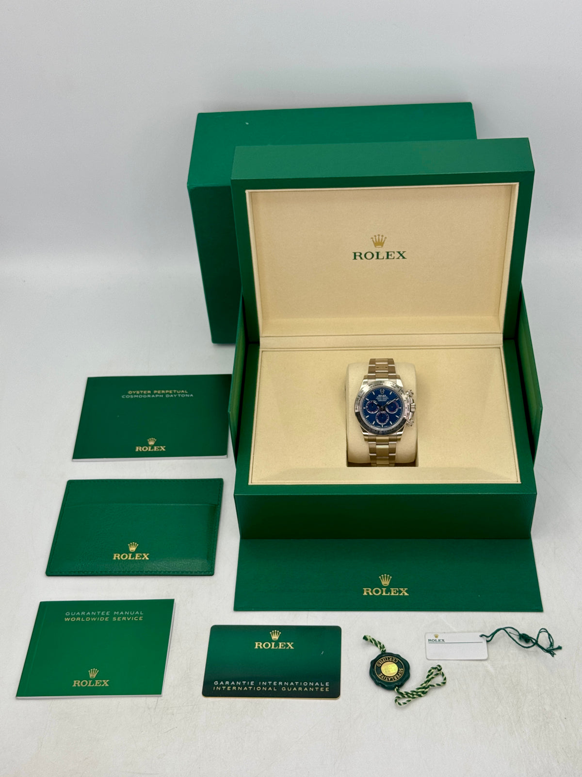 2026 Rolex Daytona 40mm 126509 White Gold Blue Dial