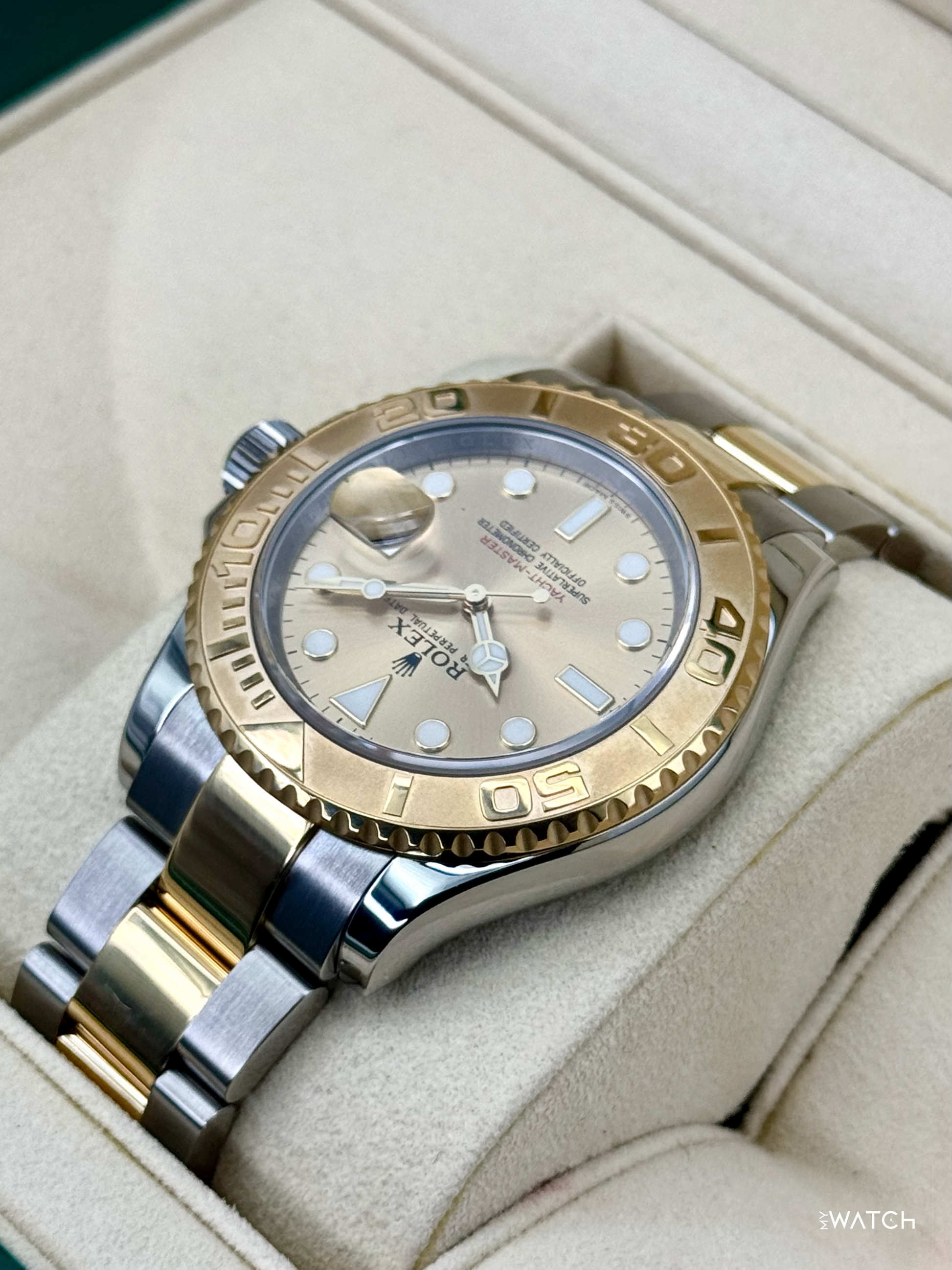 1981 Rolex Yacht-Master 40mm 16623 Two-Tone Champagne Dial