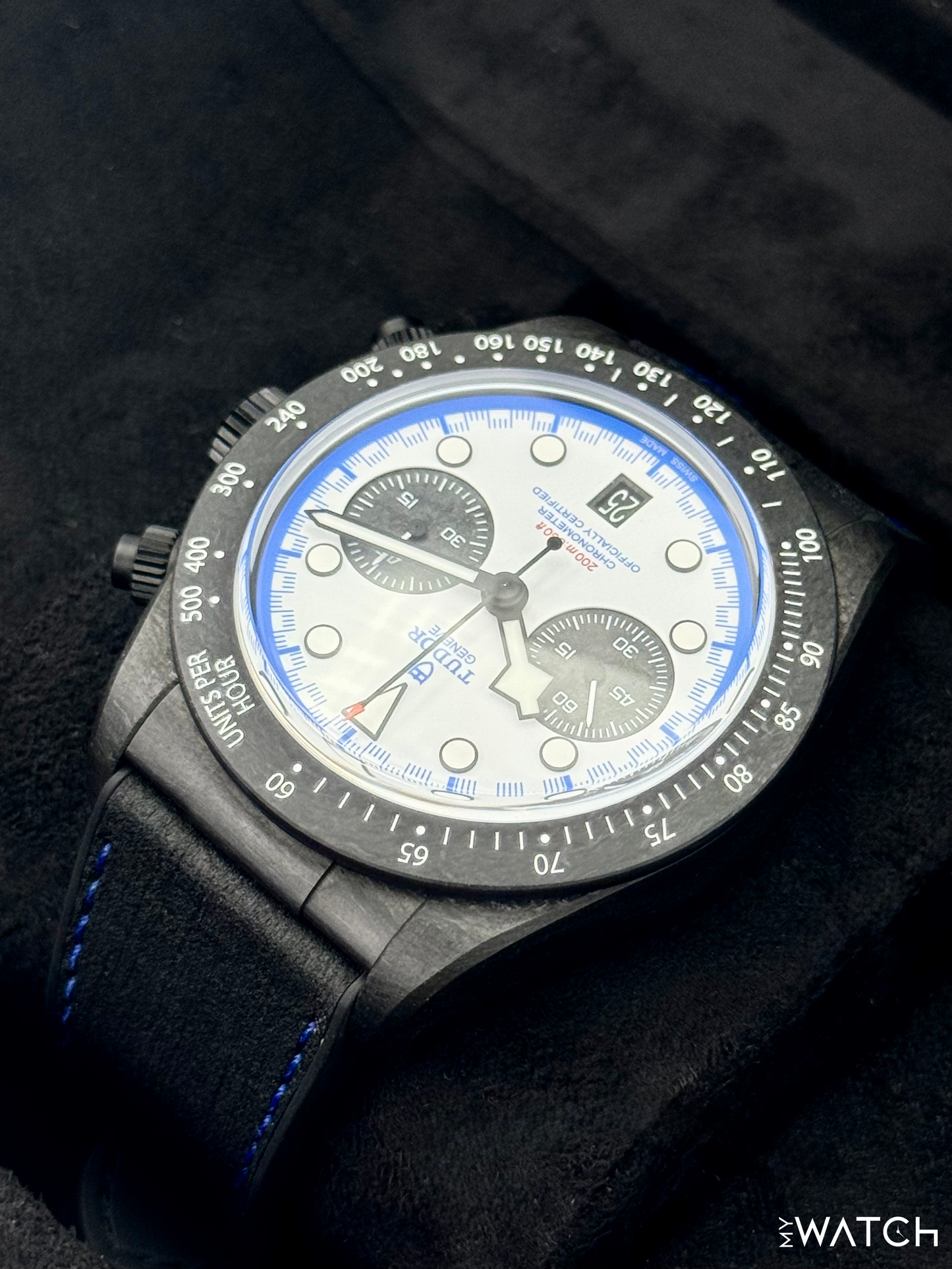 NEW 2025 Tudor Black Bay 25 42mm 79377KN Black Carbon White Dial