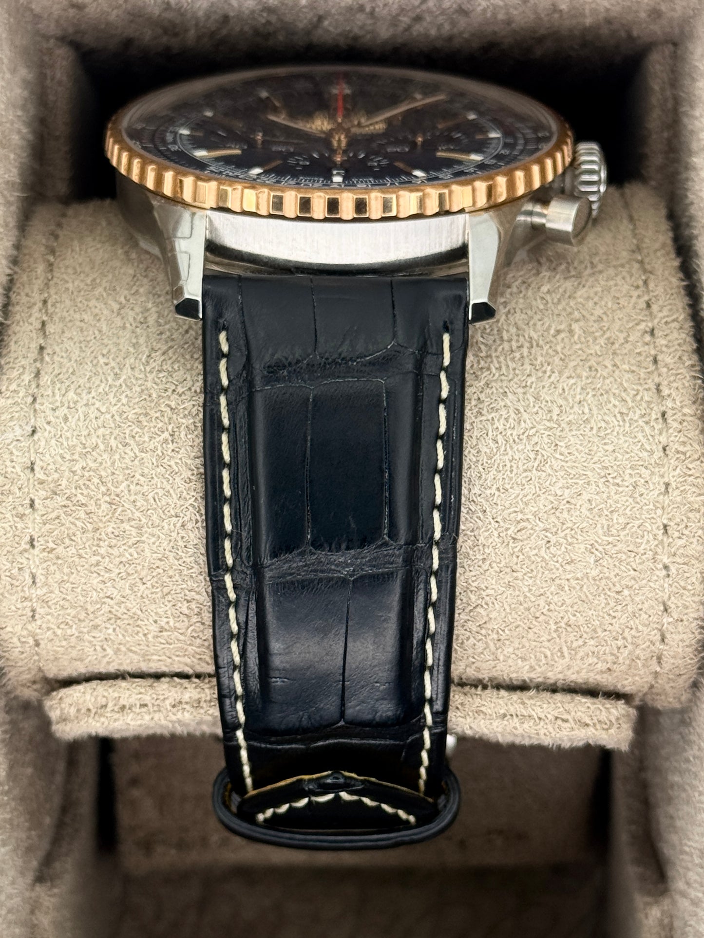 2024 Breitling Navitimer B01 Limited Edition 46mm UB0137 Two-Tone Blue Dial