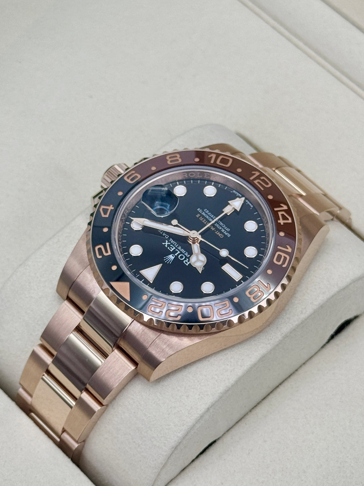 NEW 2026 Rolex GMT-Master II Rootbeer 40mm 126715CHNR Rose Gold